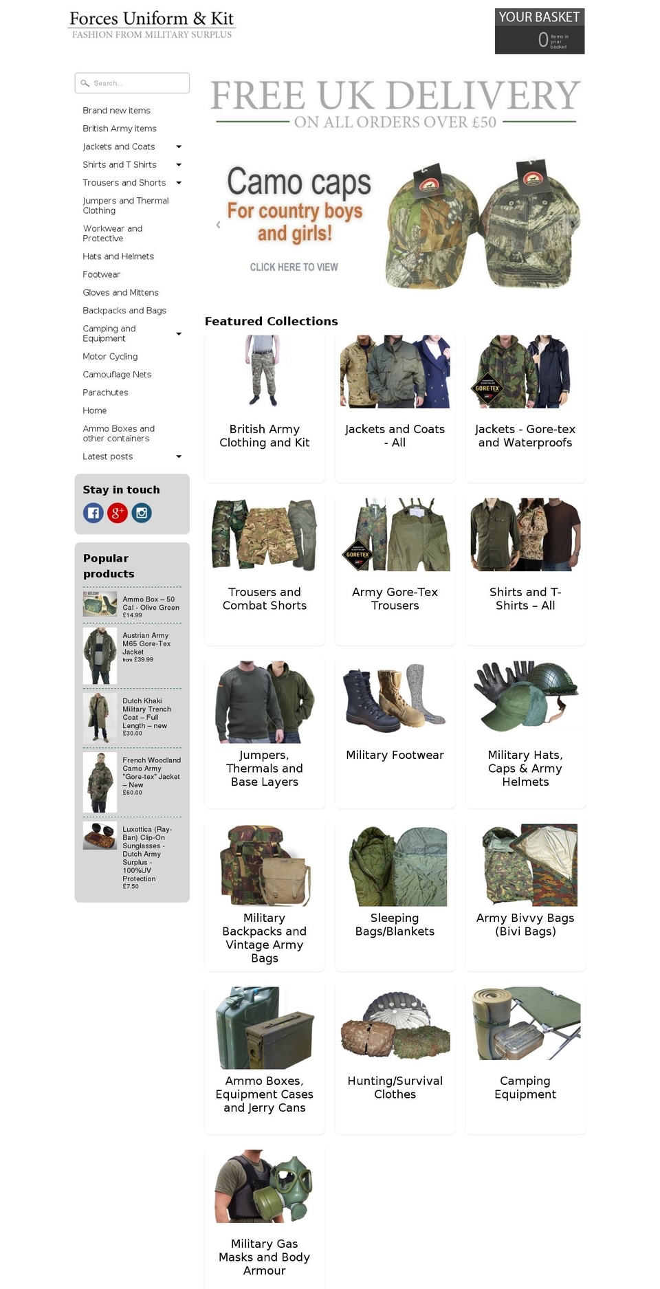 FU-Kit original Shopify theme site example fu-kit.com