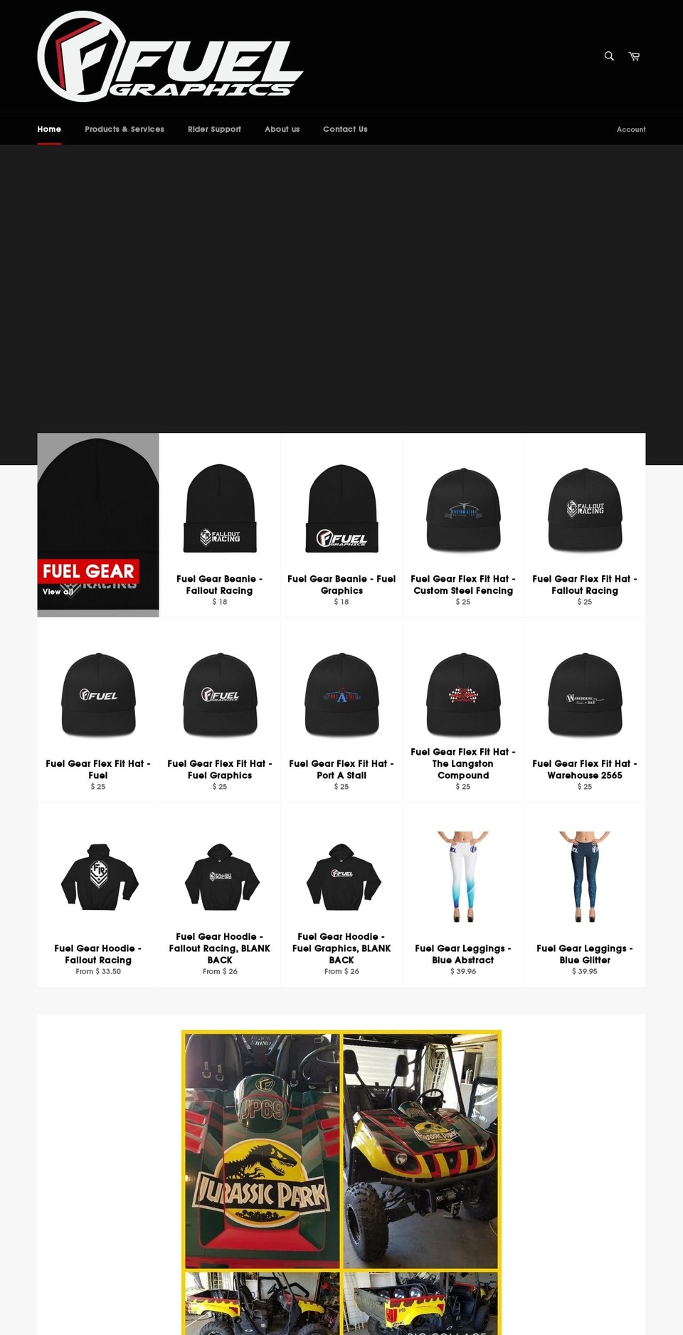 fuel-graphics.com — Shopify storefront screenshot