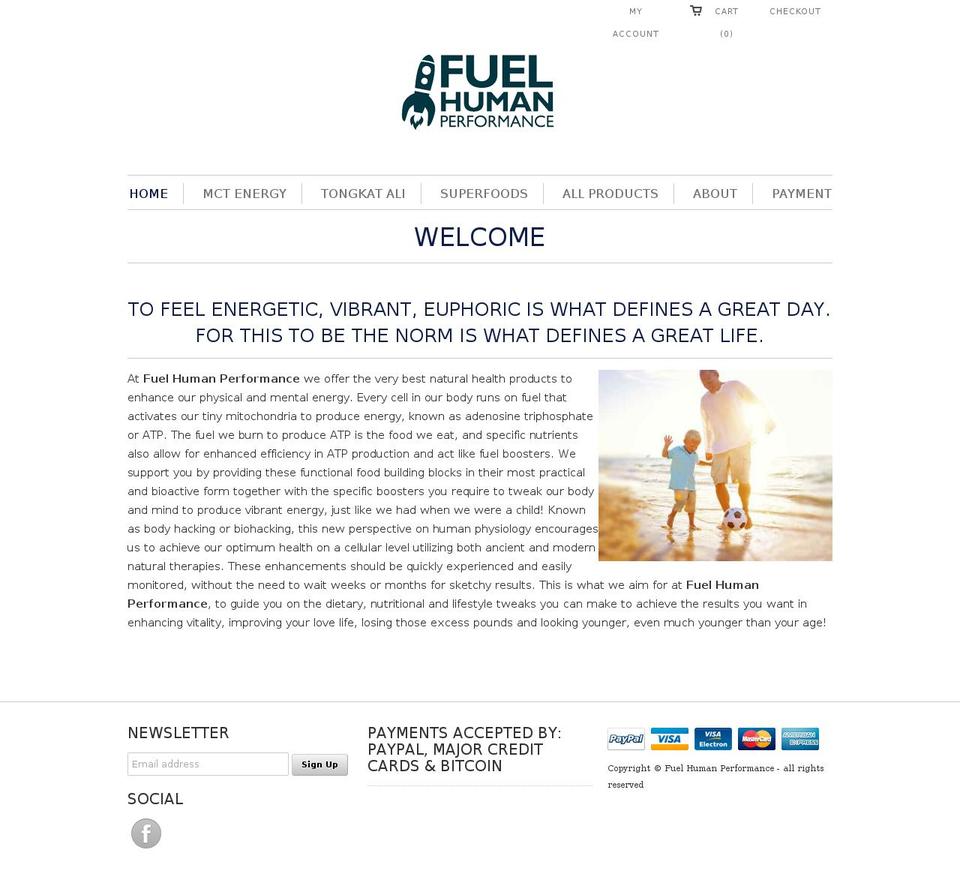 New-York Shopify theme site example fuelhumanperformance.com
