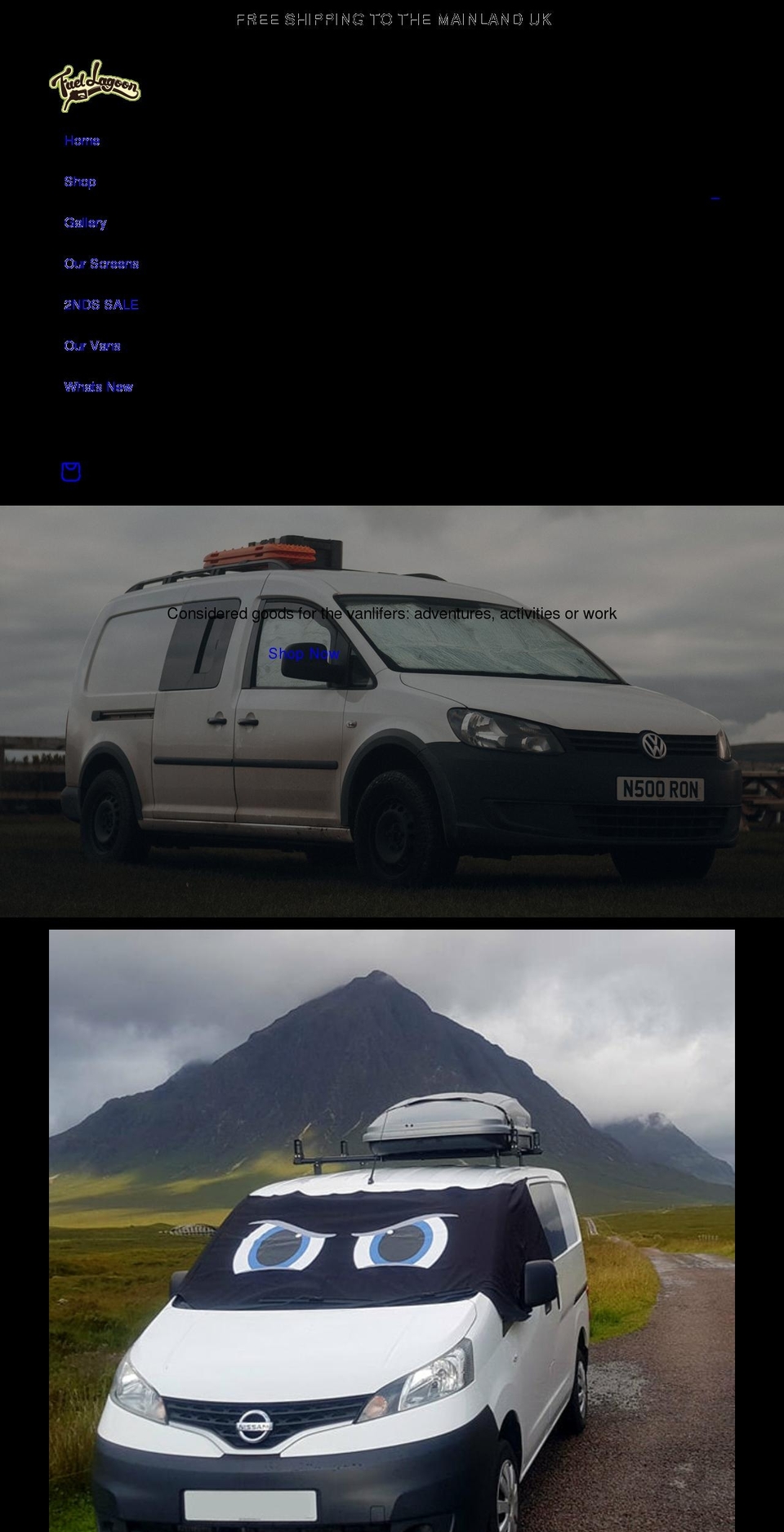 fuellagoon.co.uk shopify website screenshot