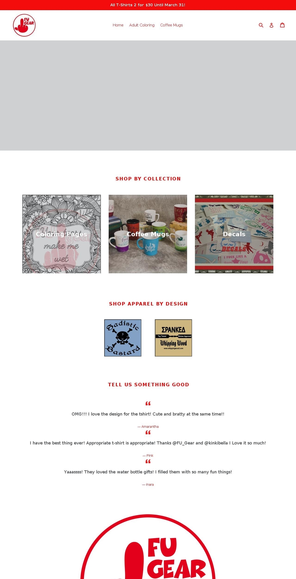 fugear4u.com shopify website screenshot