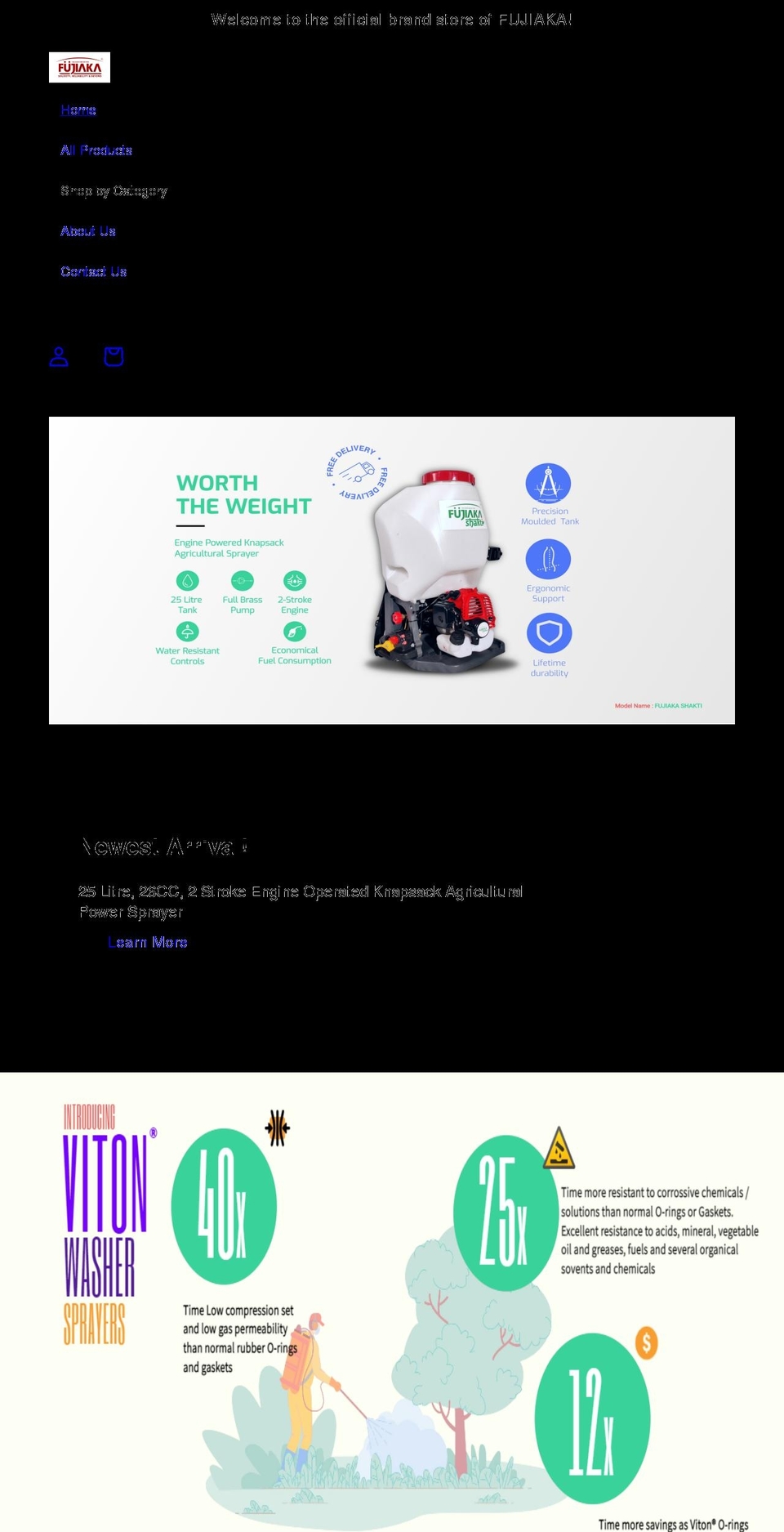 fujiaka.com shopify website screenshot