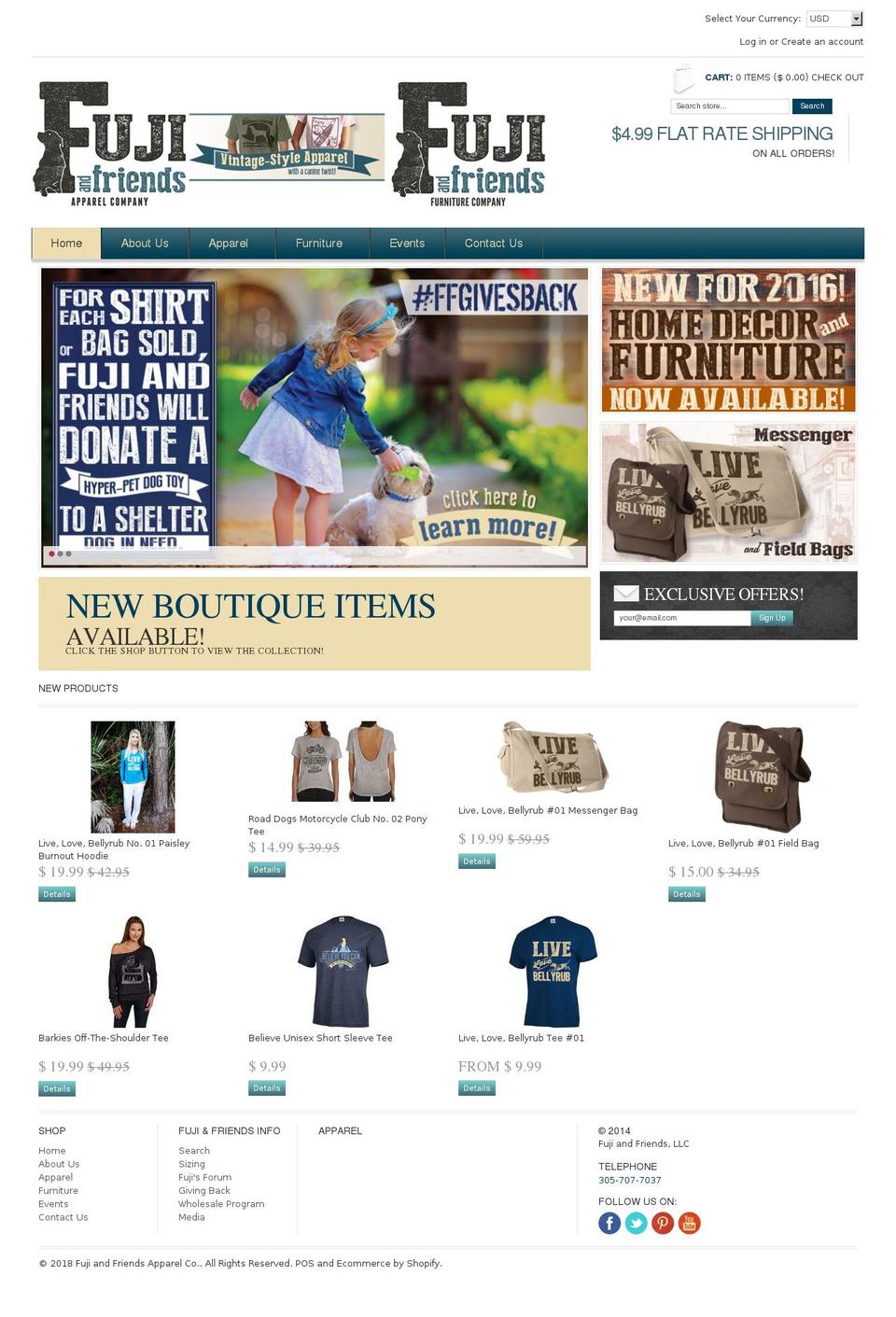 fujiandfriends.com — Shopify storefront screenshot