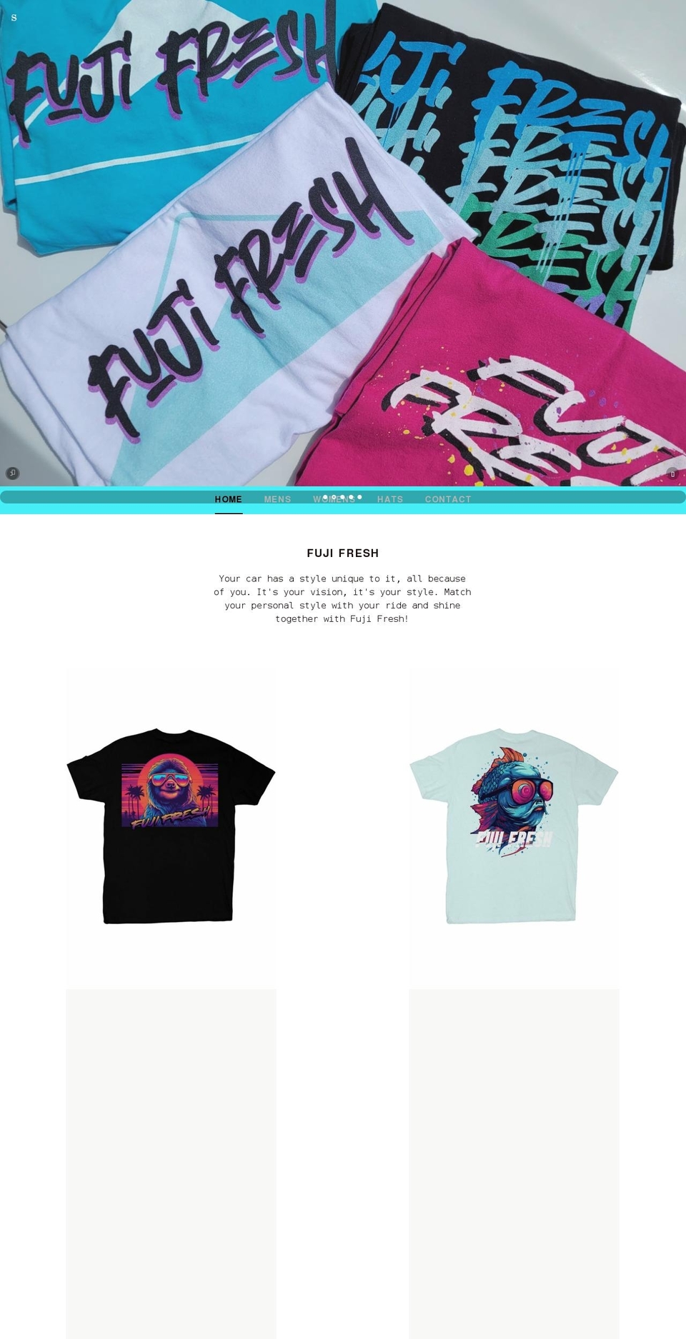 fujifresh.net shopify website screenshot