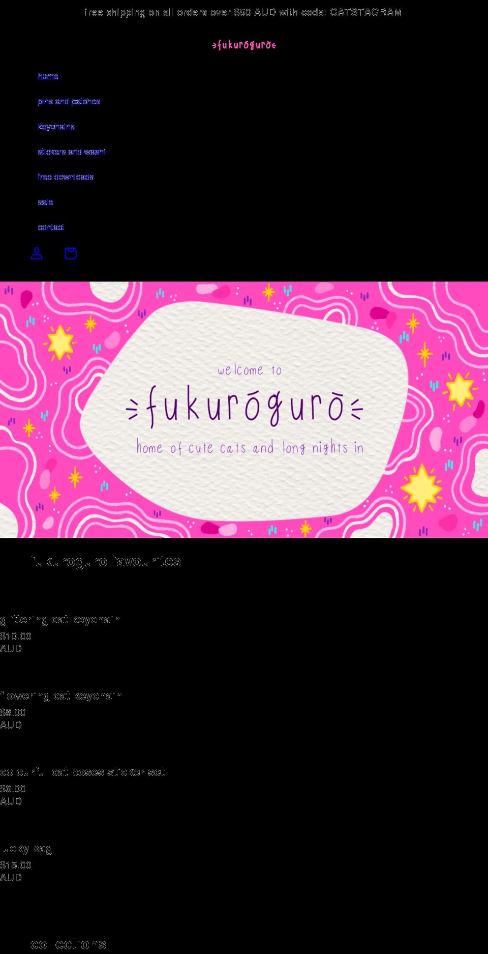fukuroguro.com shopify website screenshot