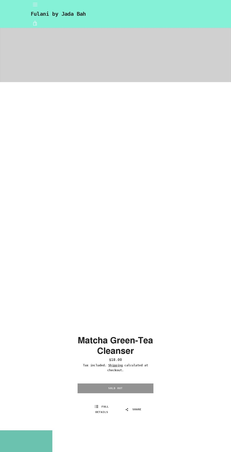 fulanibusiness.com shopify website screenshot