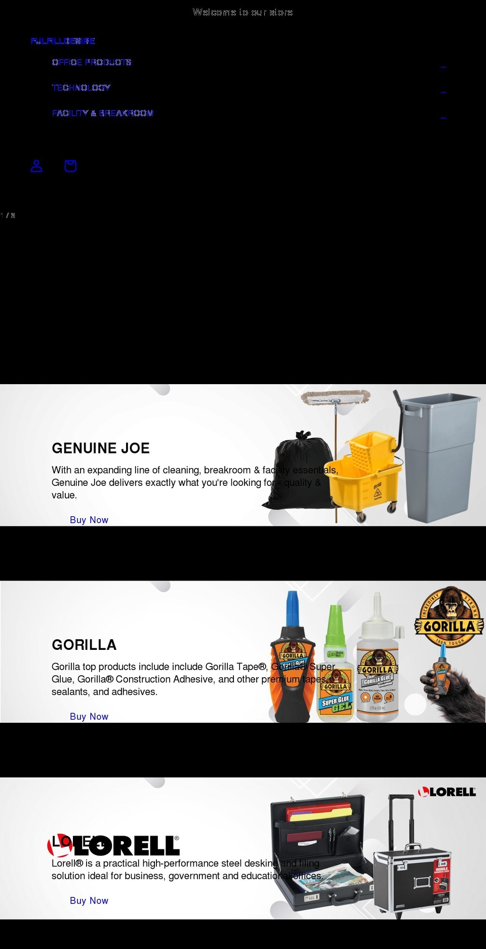 fulfilldesire.com shopify website screenshot