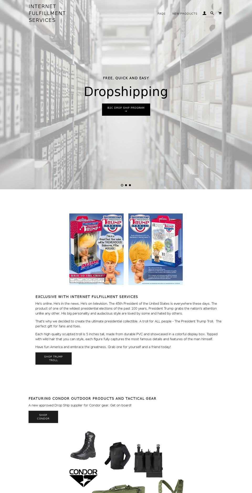 fulfillmentcommerce.com — Shopify storefront screenshot