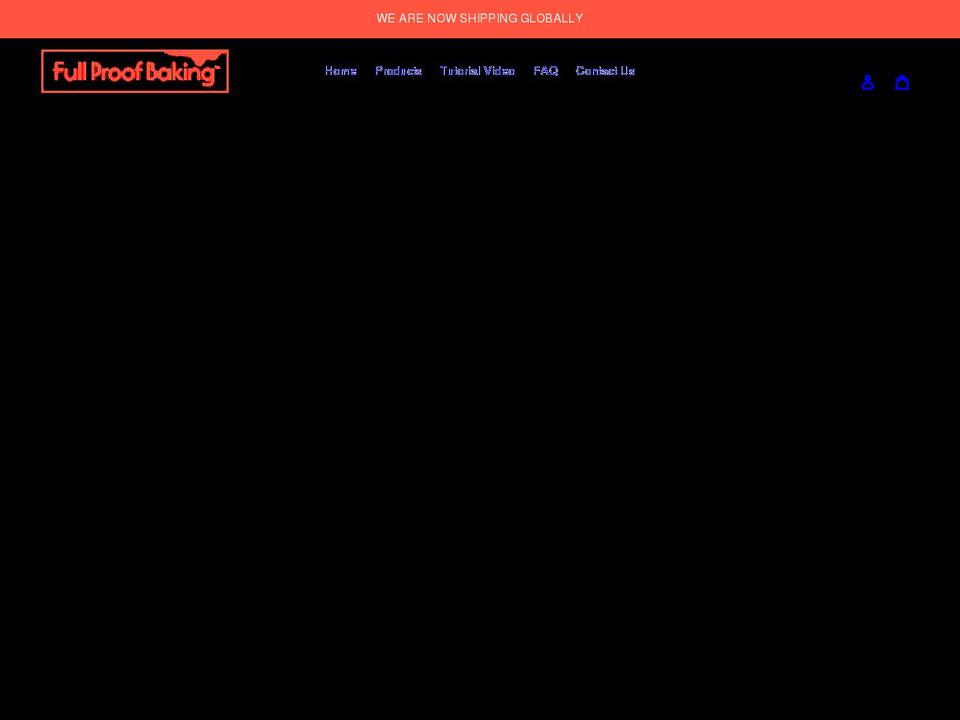 full-proof-baking.myshopify.com shopify website screenshot