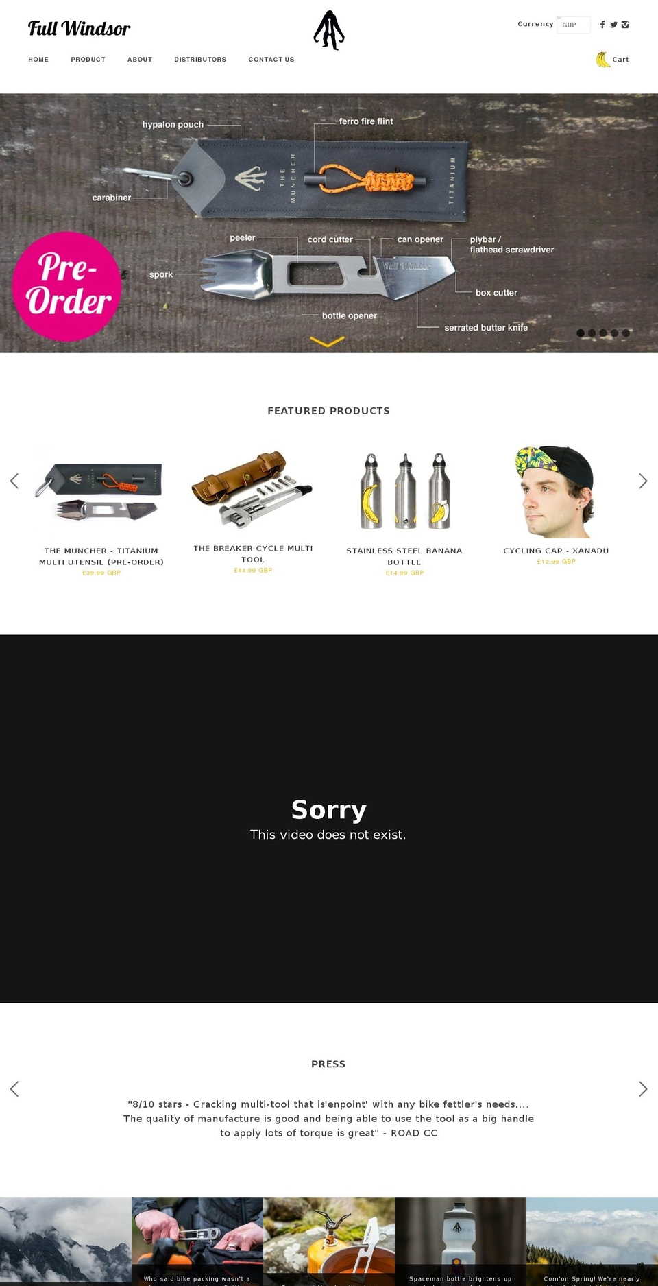 full-windsor.com shopify website screenshot