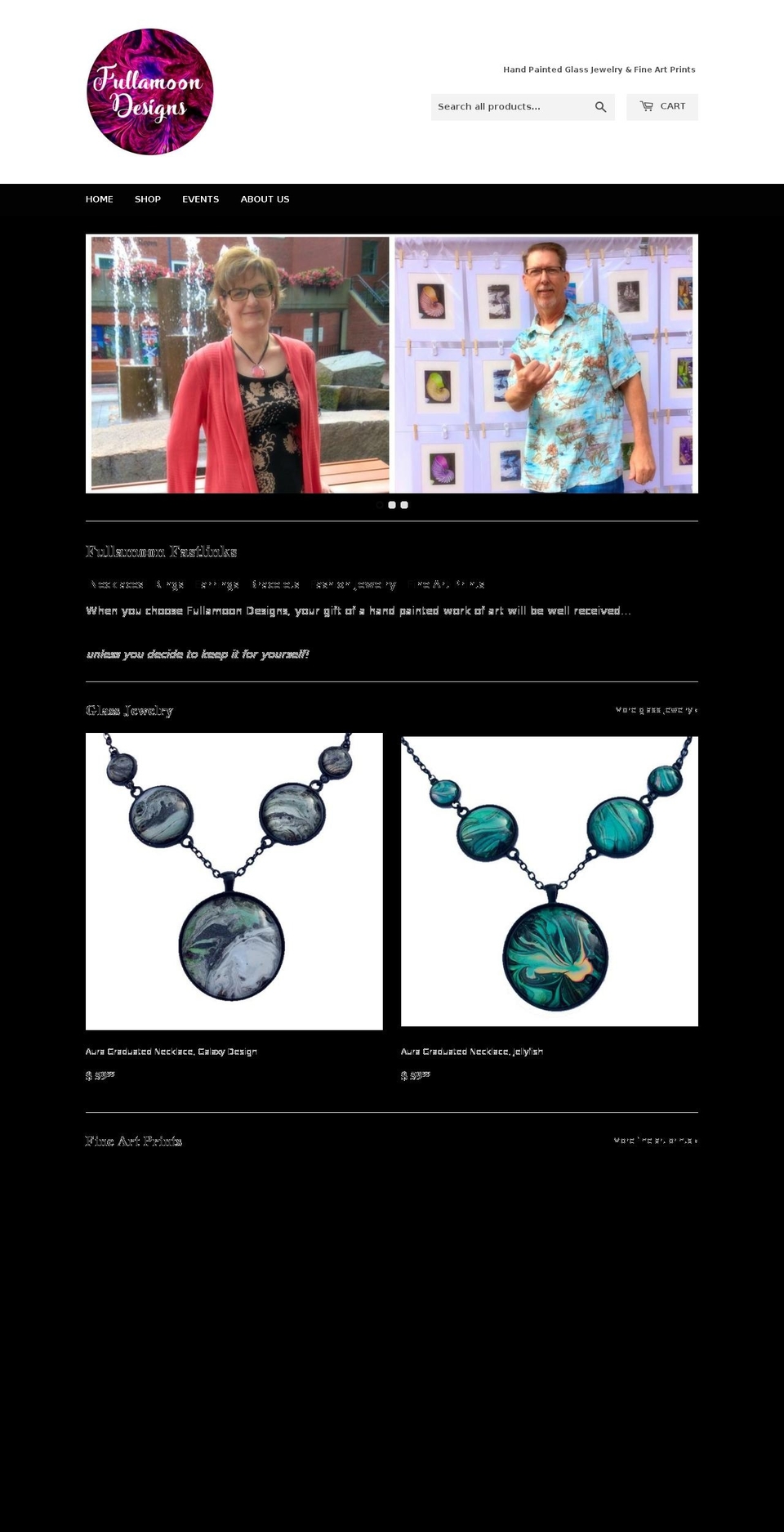 fullamoon.com — Shopify storefront screenshot