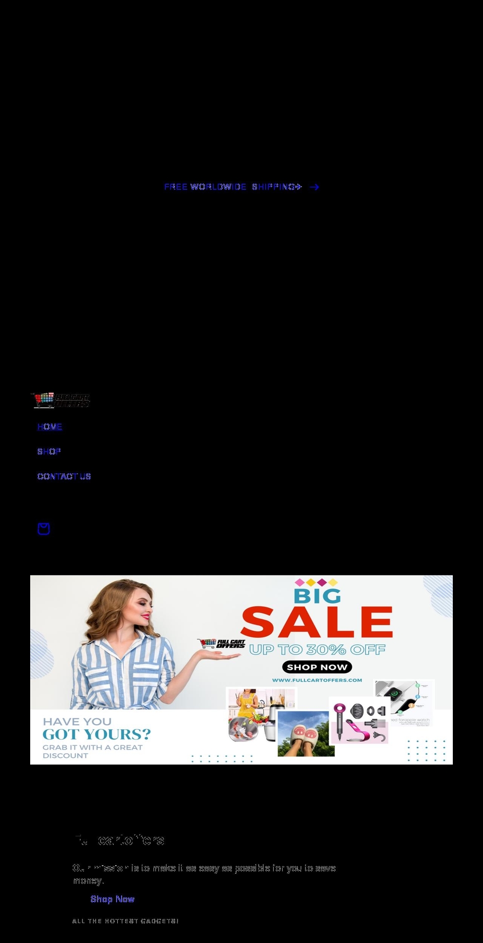 fullcartoffers.com shopify website screenshot