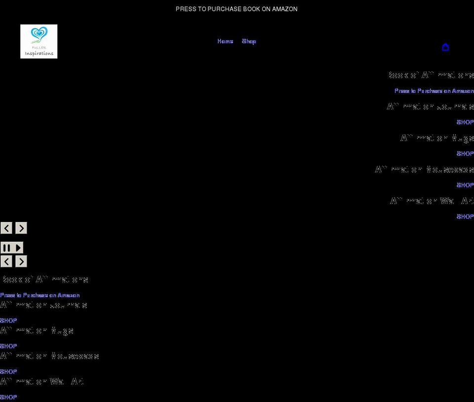 fullerinspirations.com shopify website screenshot