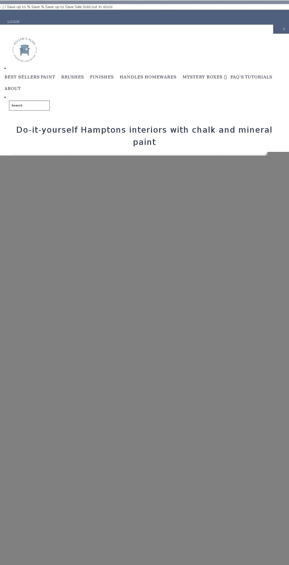 fullersflips.com shopify website screenshot