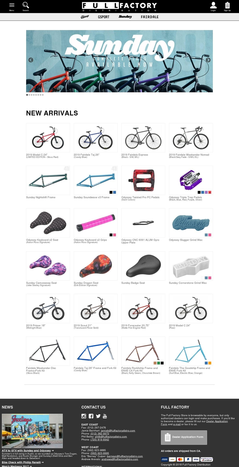 fullfactorybmx.com shopify website screenshot