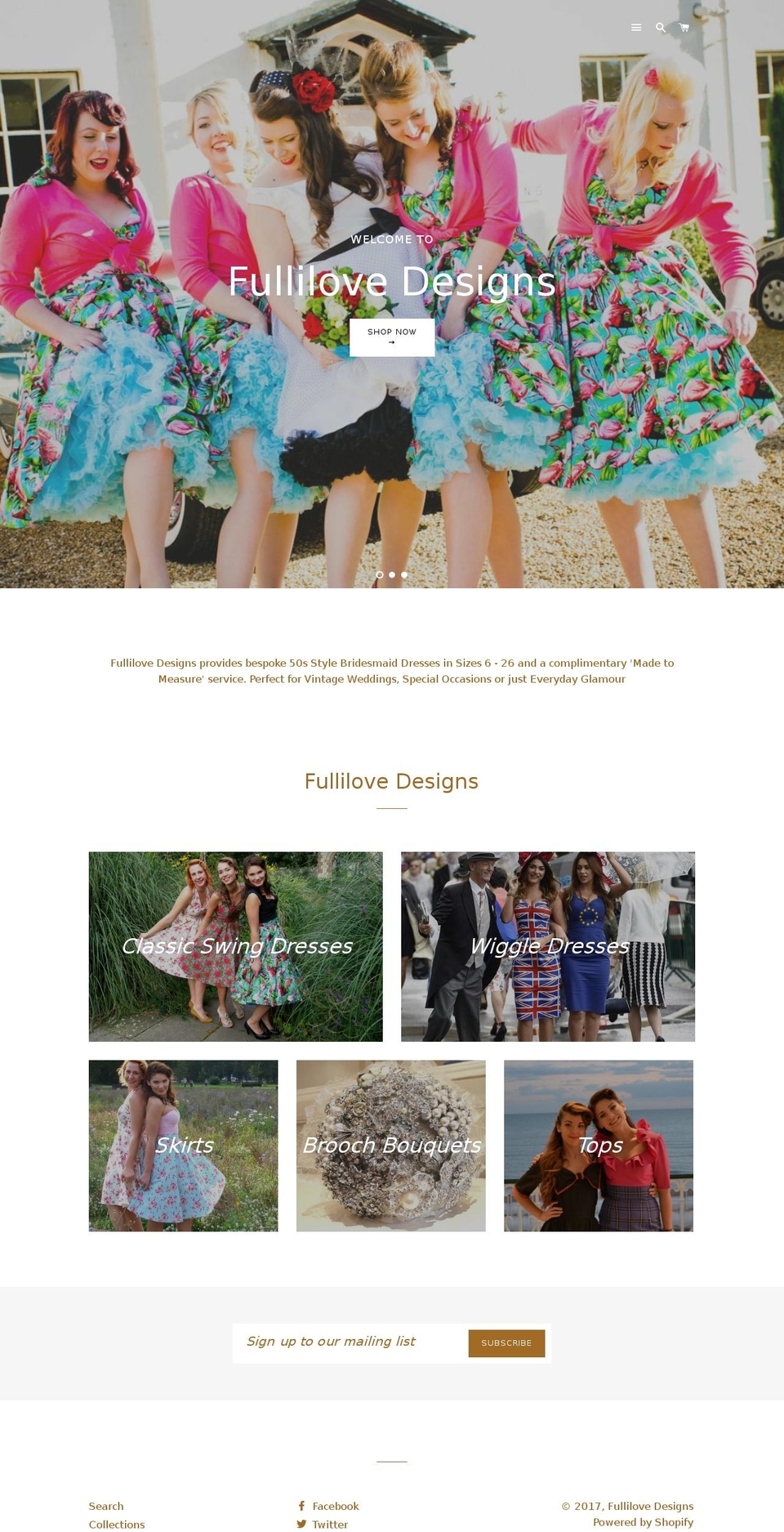 fullilovedesigns.com shopify website screenshot