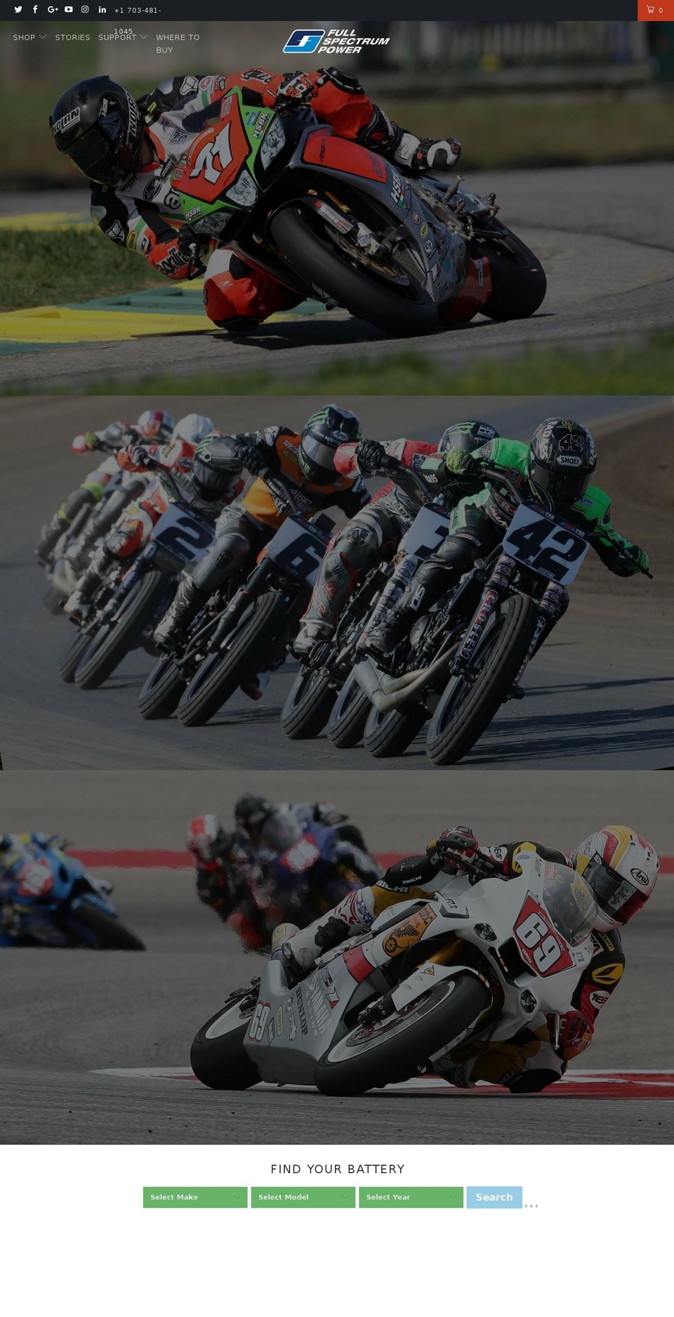 fullspectrumpower.com shopify website screenshot