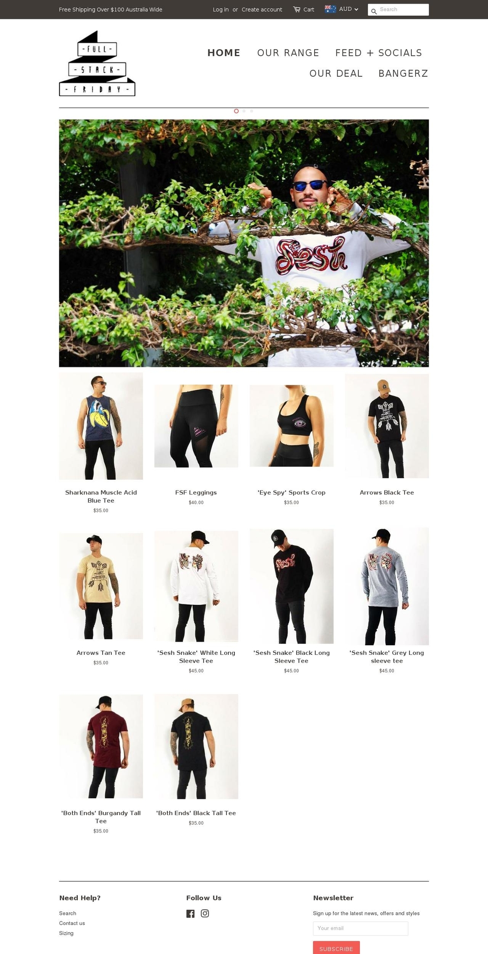 fullstackfriday.com — Shopify storefront screenshot