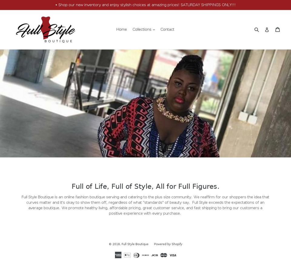 fullstyleboutique.com — Shopify storefront screenshot