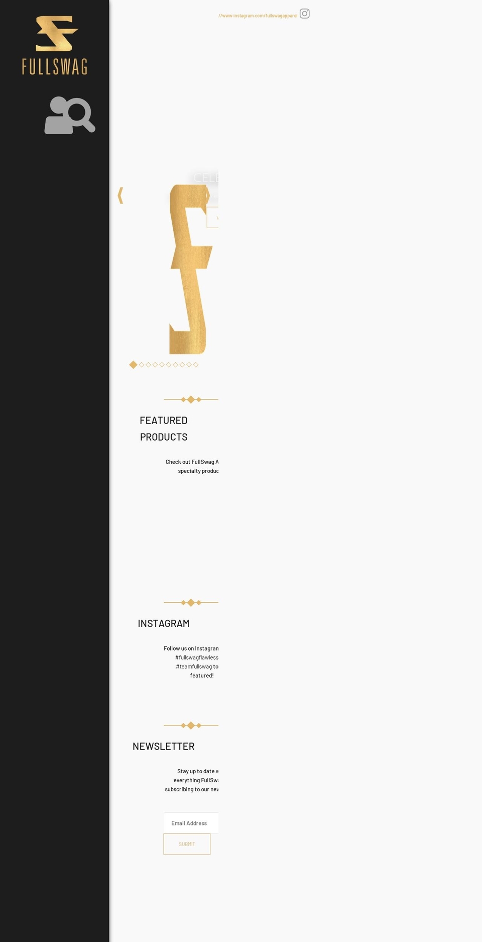 fullswagapparel.com — Shopify storefront screenshot