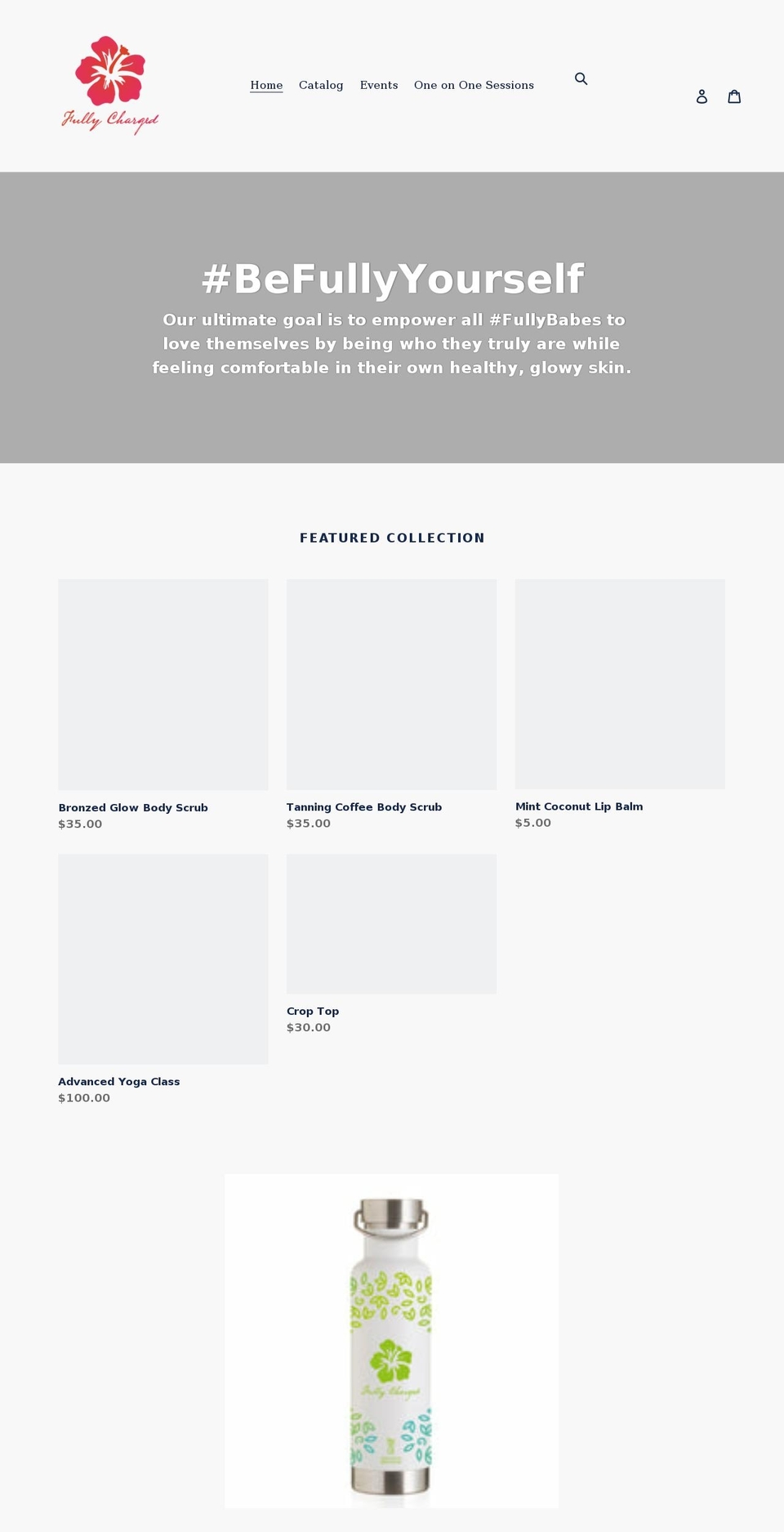 fullychargedcr.com shopify website screenshot