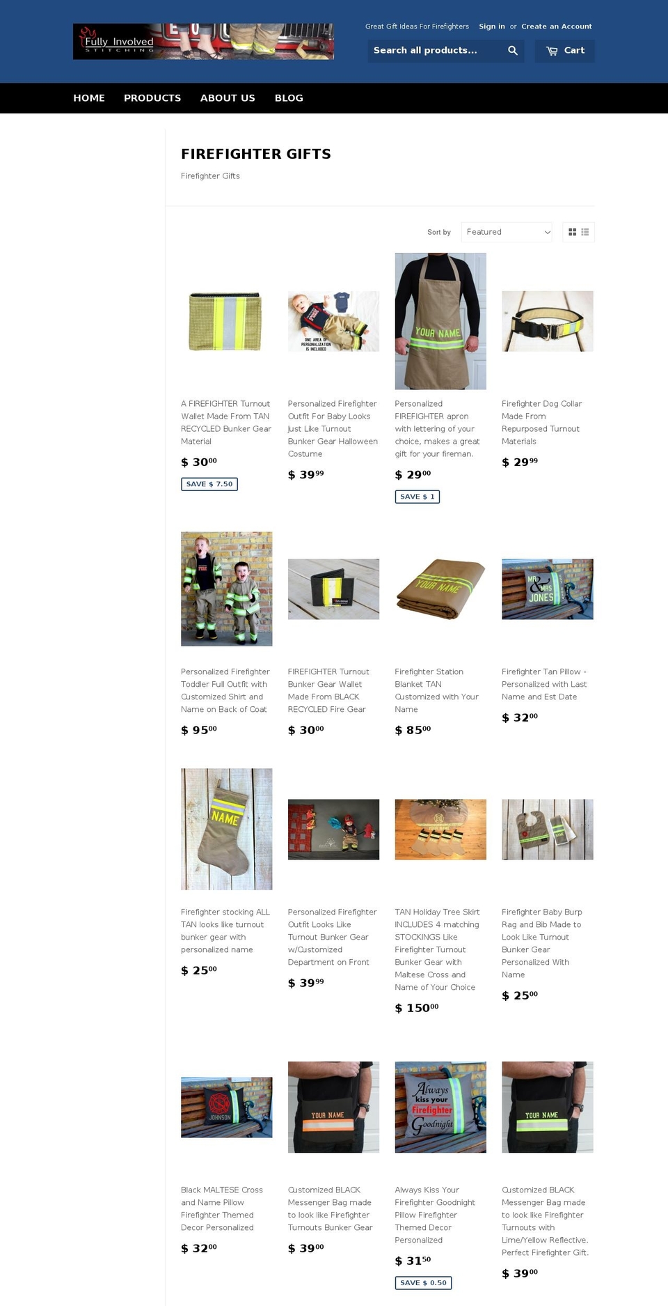 fullyinvolvedstitching.com shopify website screenshot