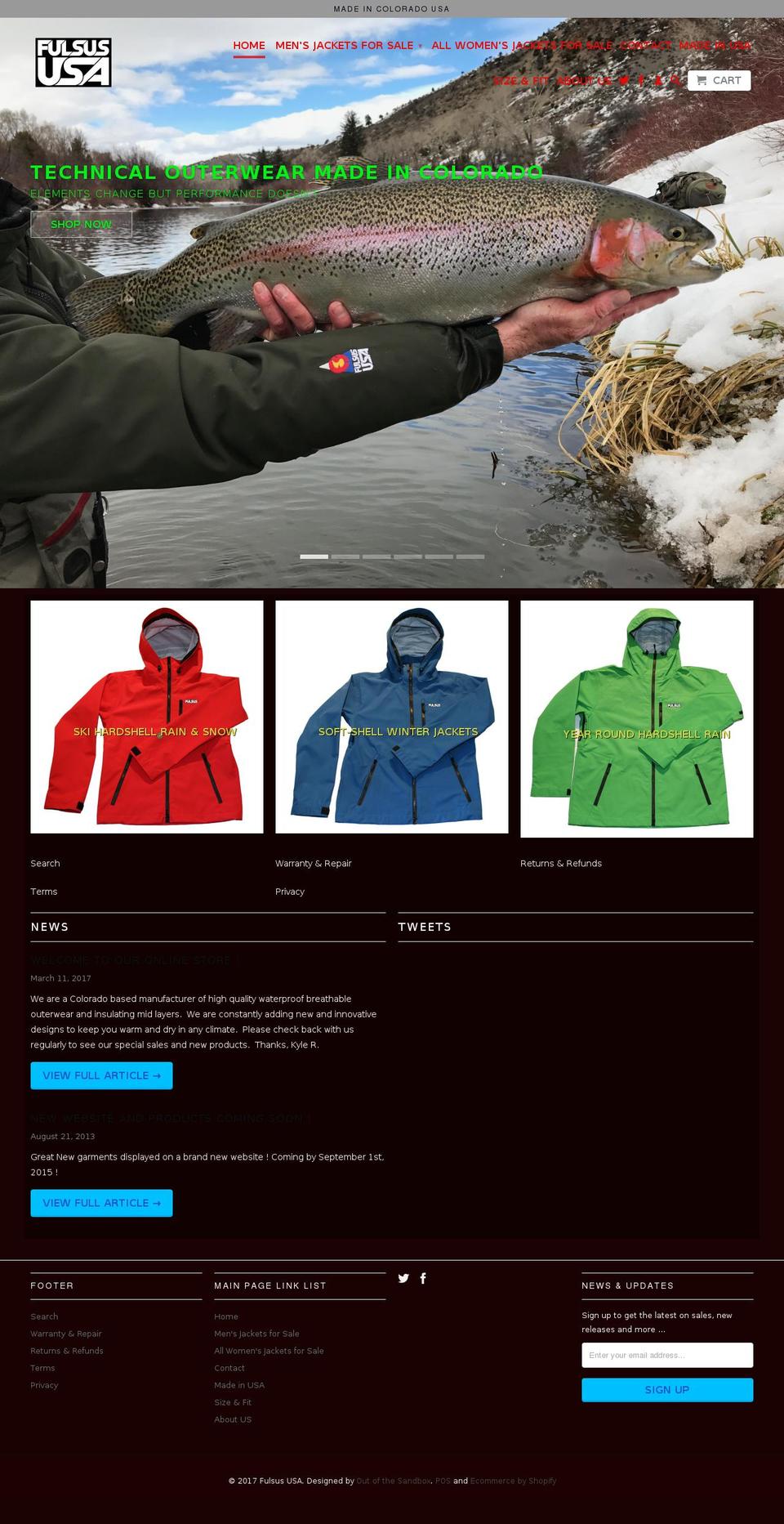fulsususa.com shopify website screenshot