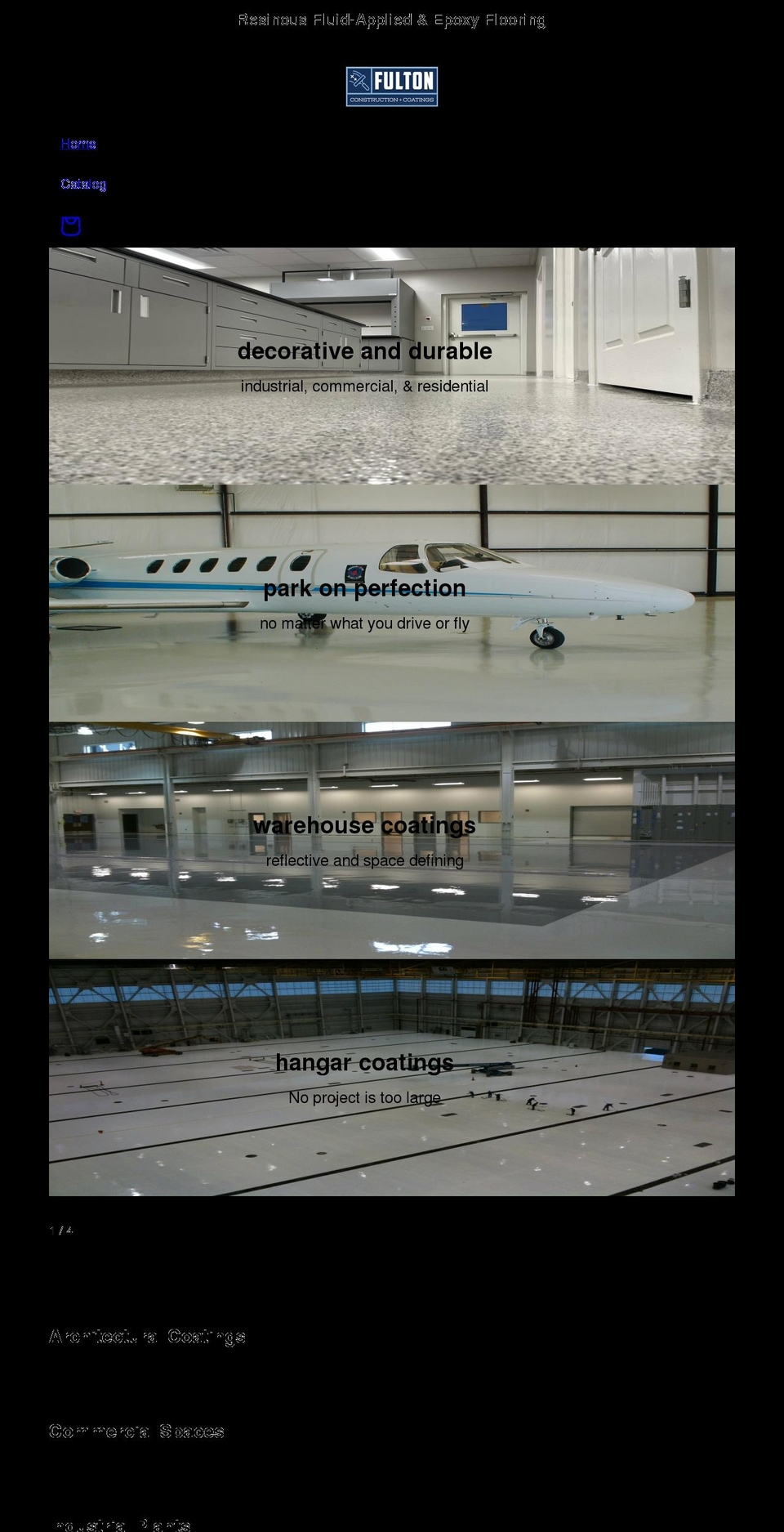 fultoncoatings.com shopify website screenshot