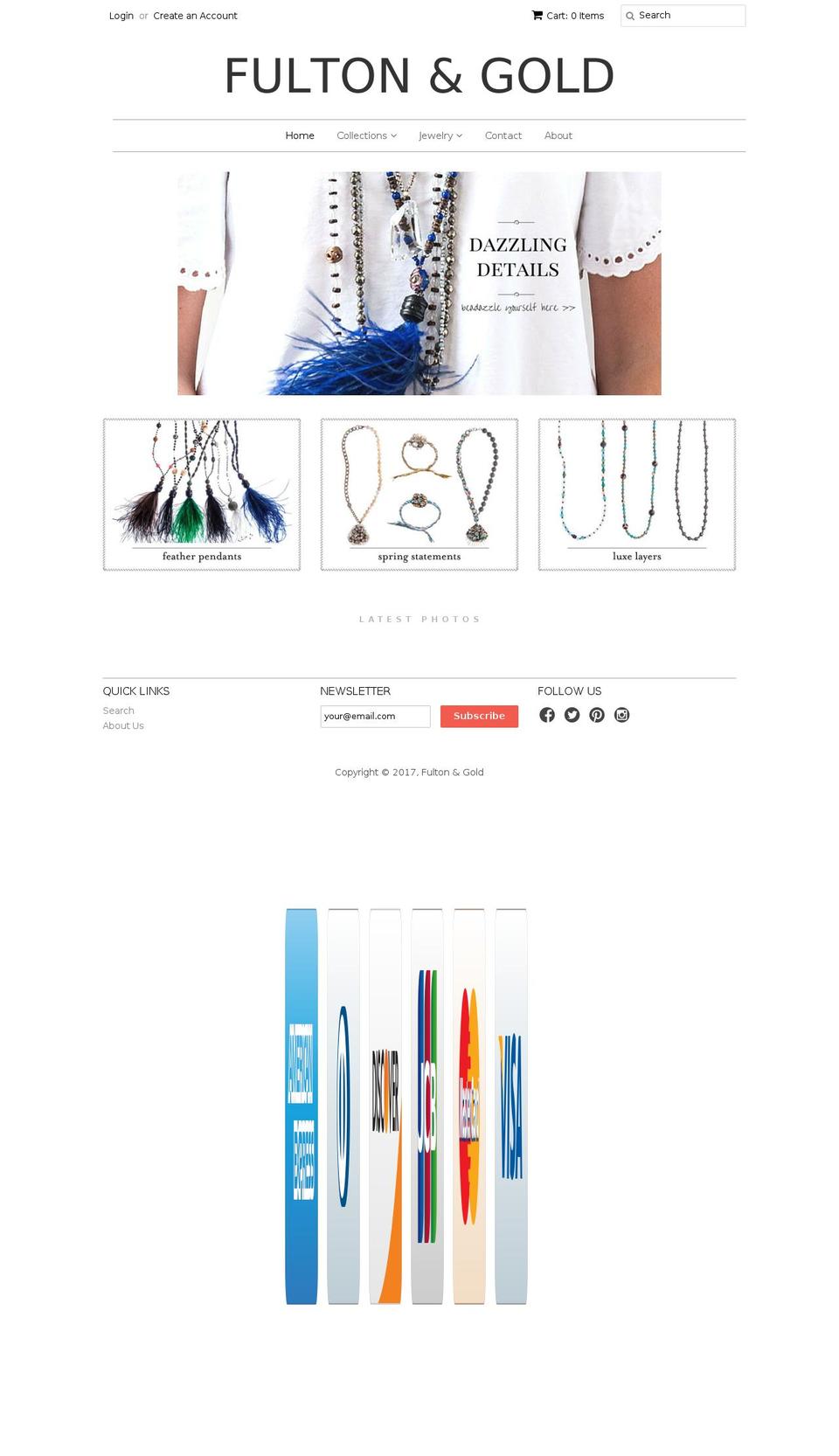 fultongold.net shopify website screenshot
