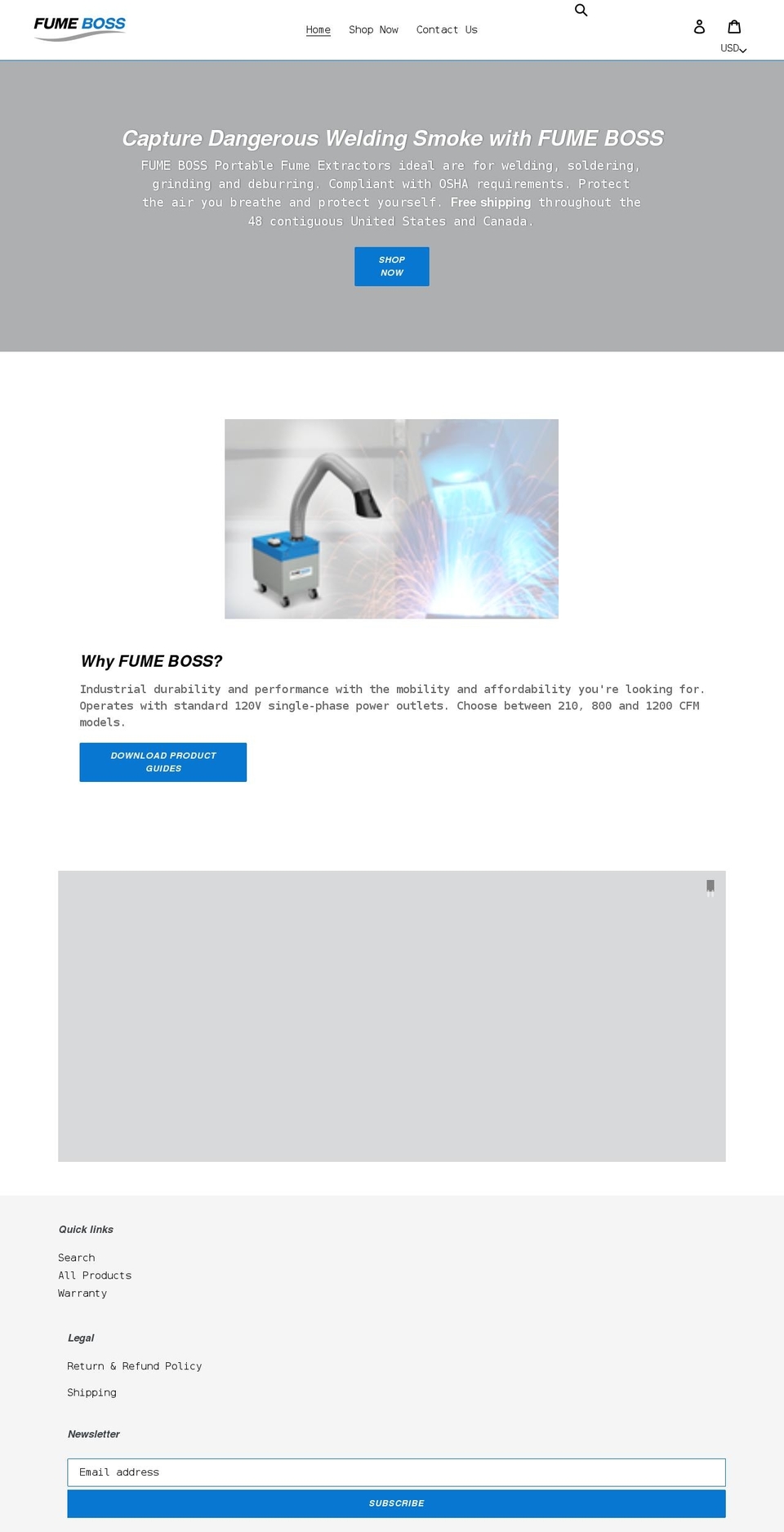 fumeboss.com shopify website screenshot