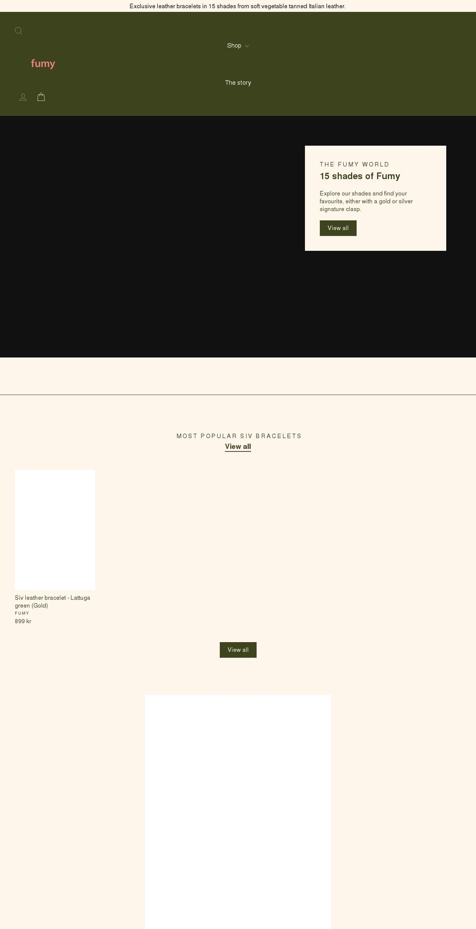 fumyofficial.com shopify website screenshot