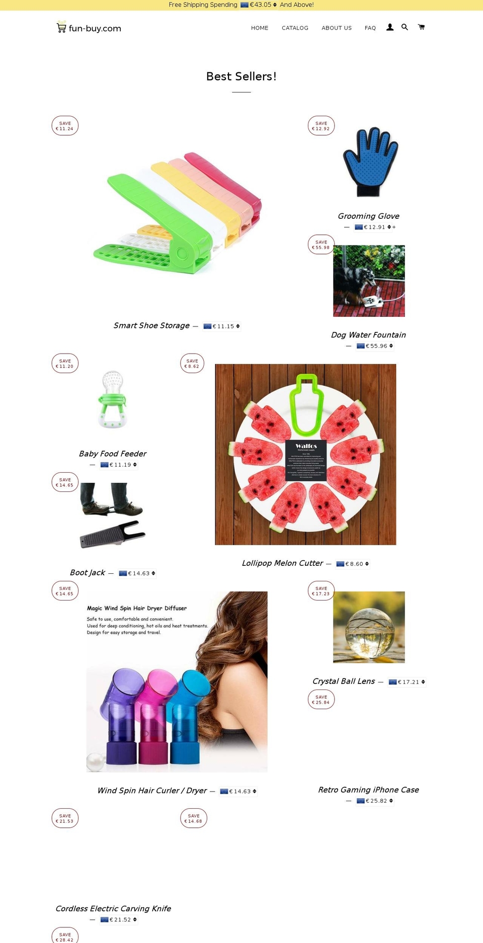 fun-buy.com shopify website screenshot
