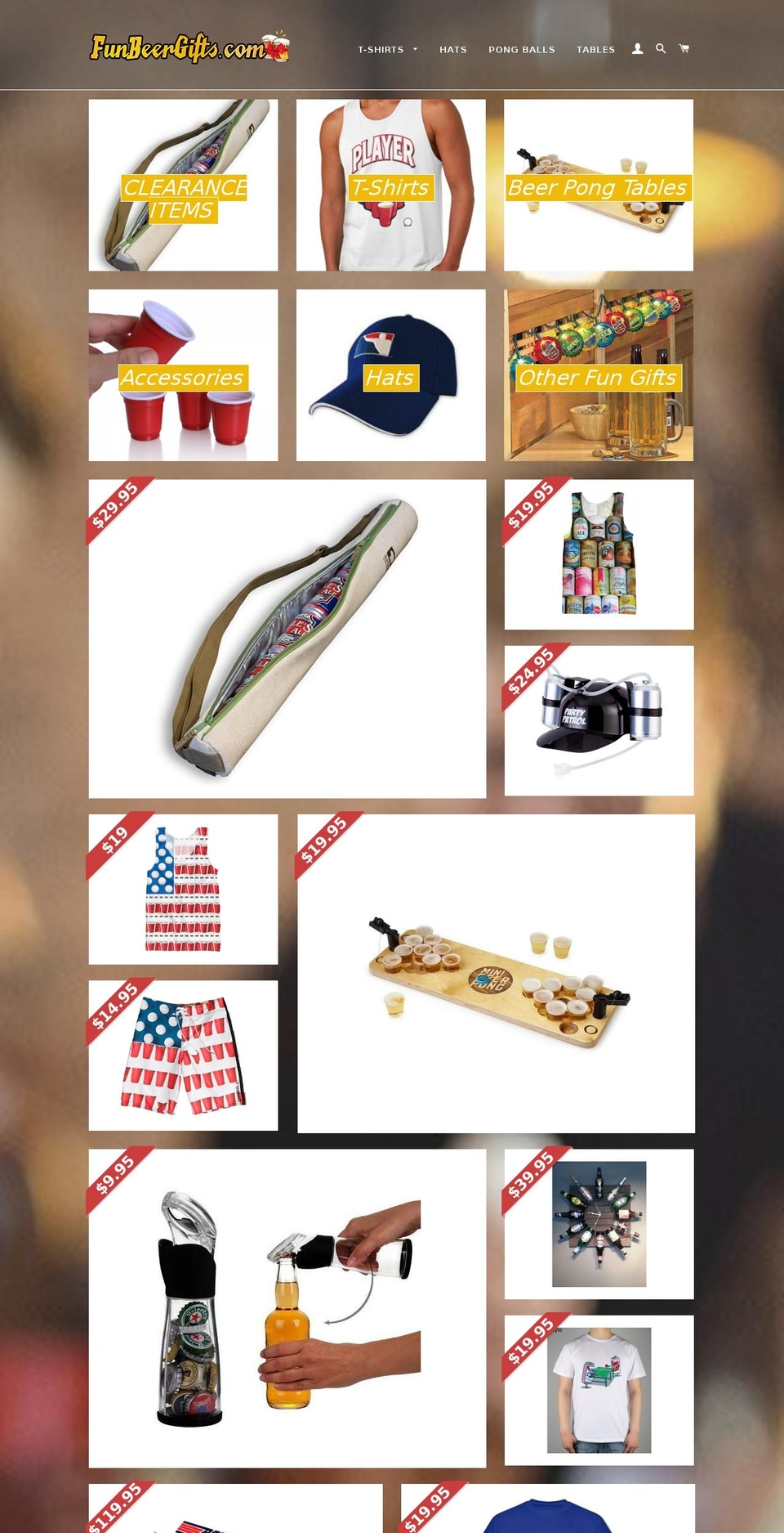funbeergifts.com — Shopify storefront screenshot
