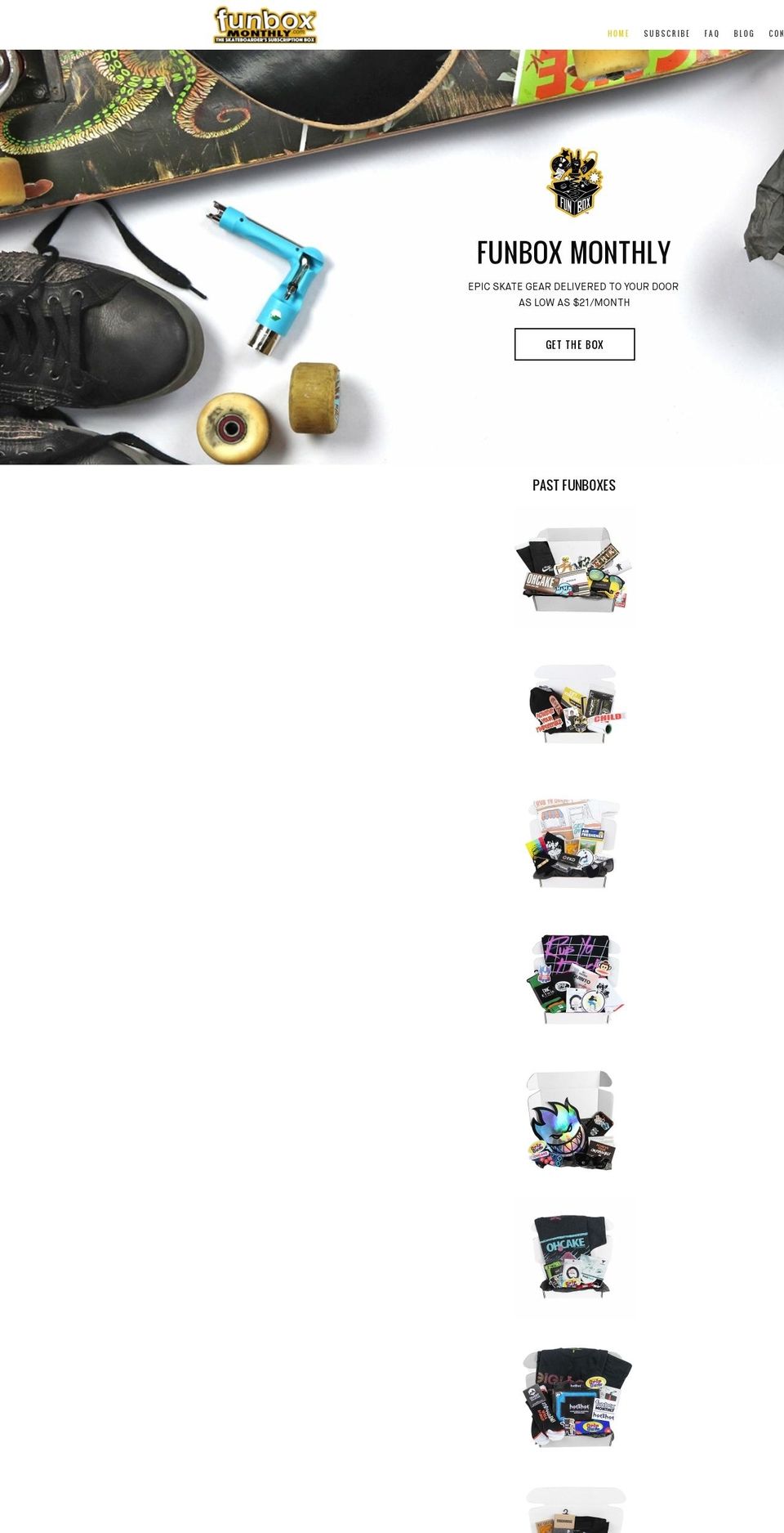 funbox-monthly.myshopify.com — Shopify storefront screenshot