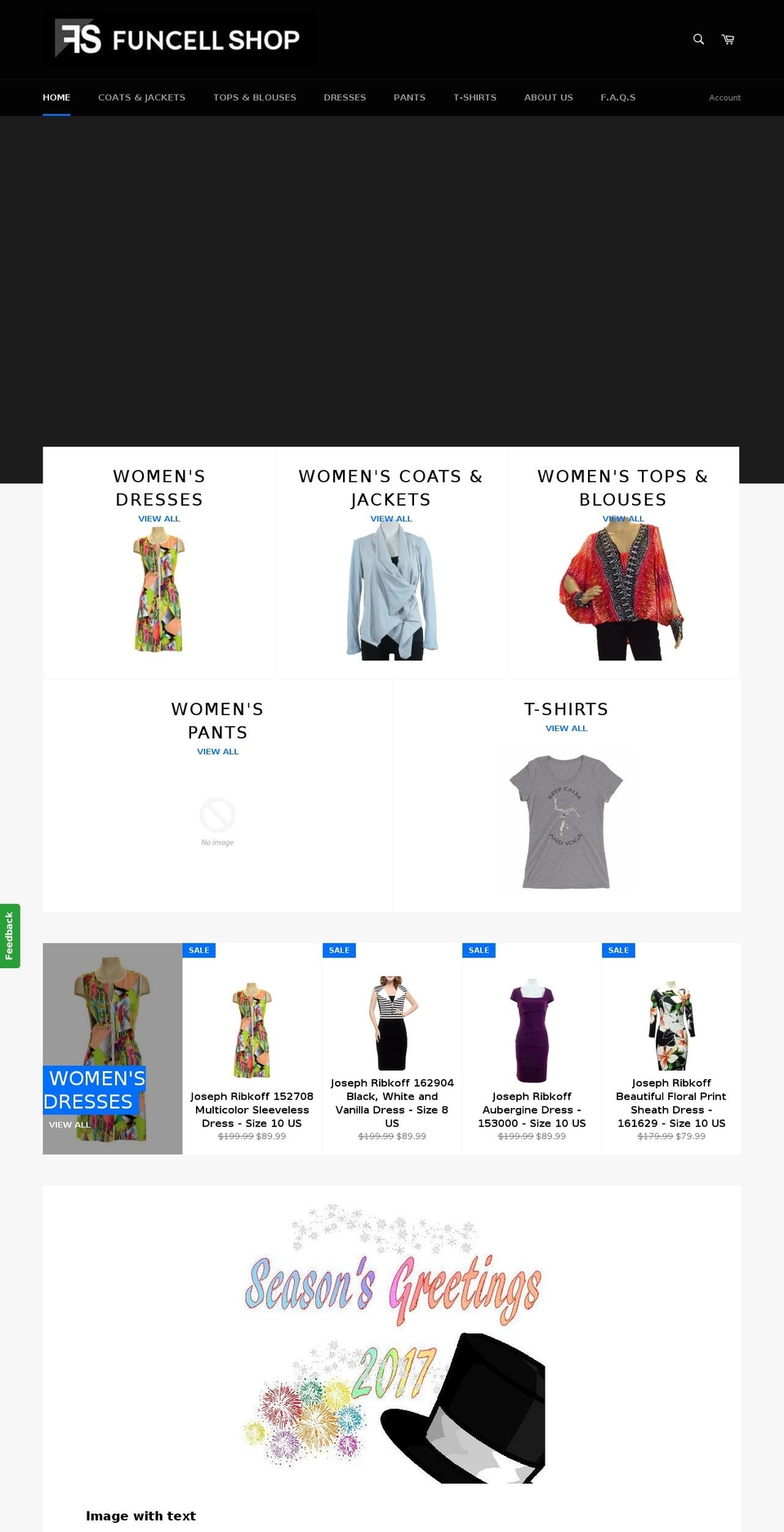 funcellshop.com shopify website screenshot