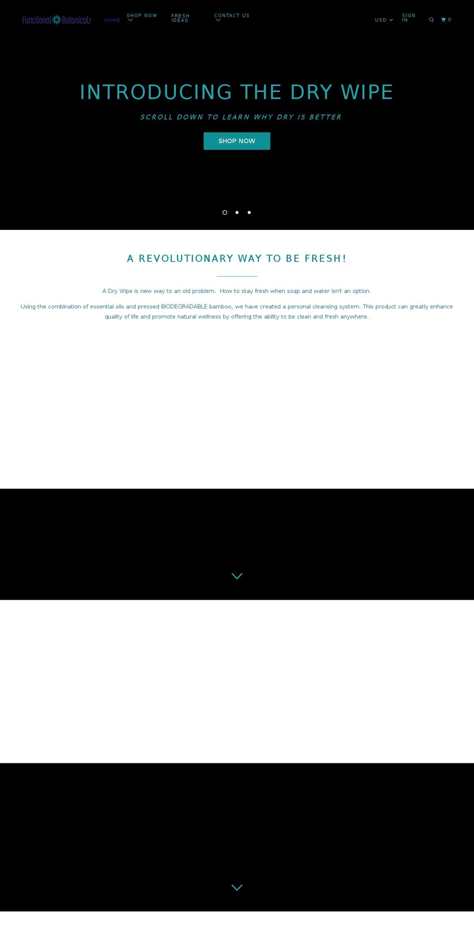 functionalbotanicals.com — Shopify storefront screenshot