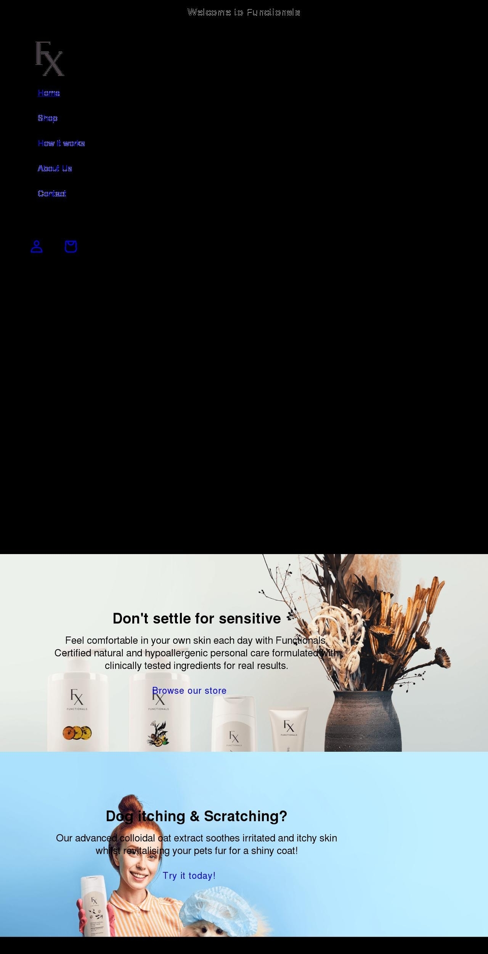 functionals.com.au shopify website screenshot