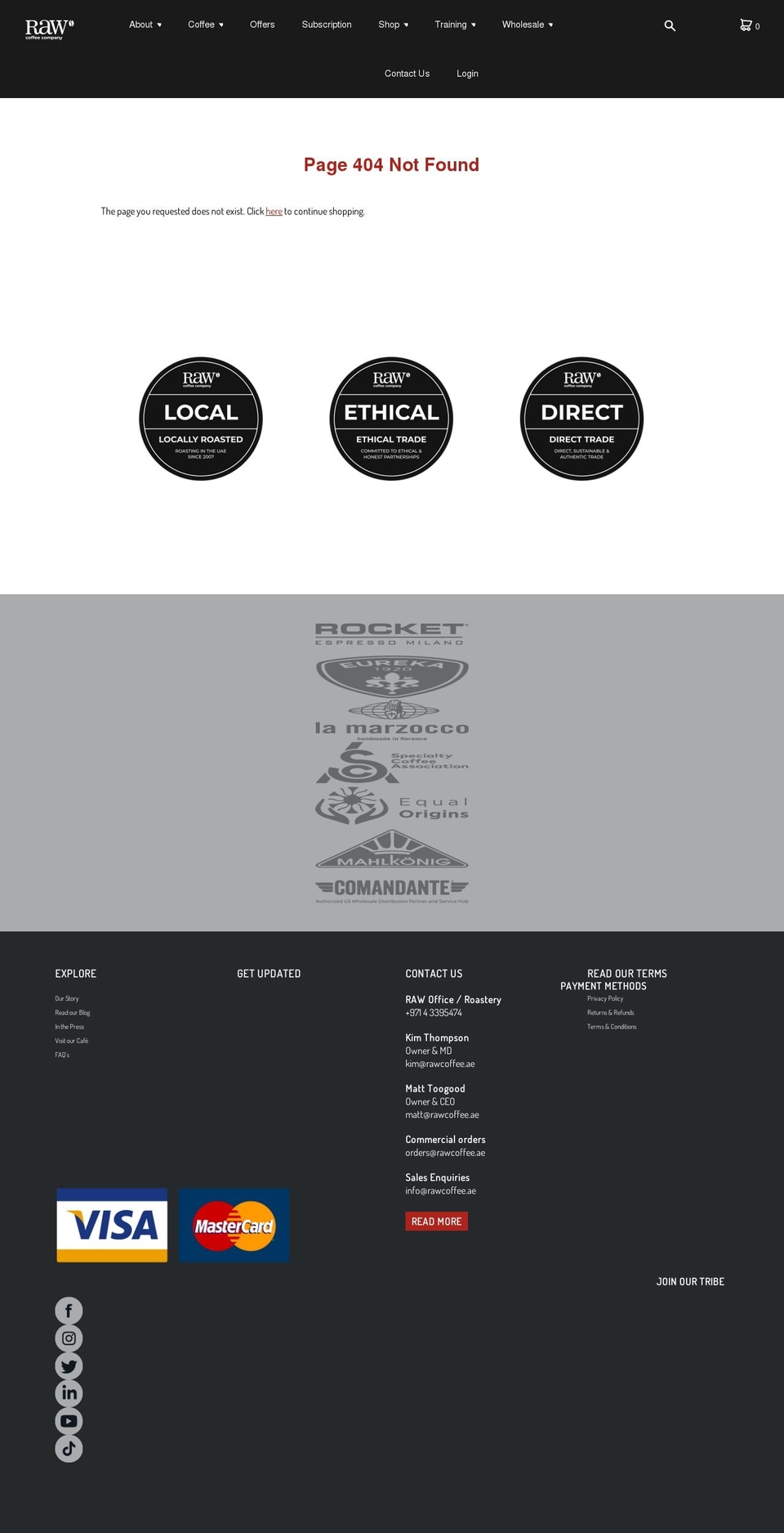 fundamental.coffee shopify website screenshot