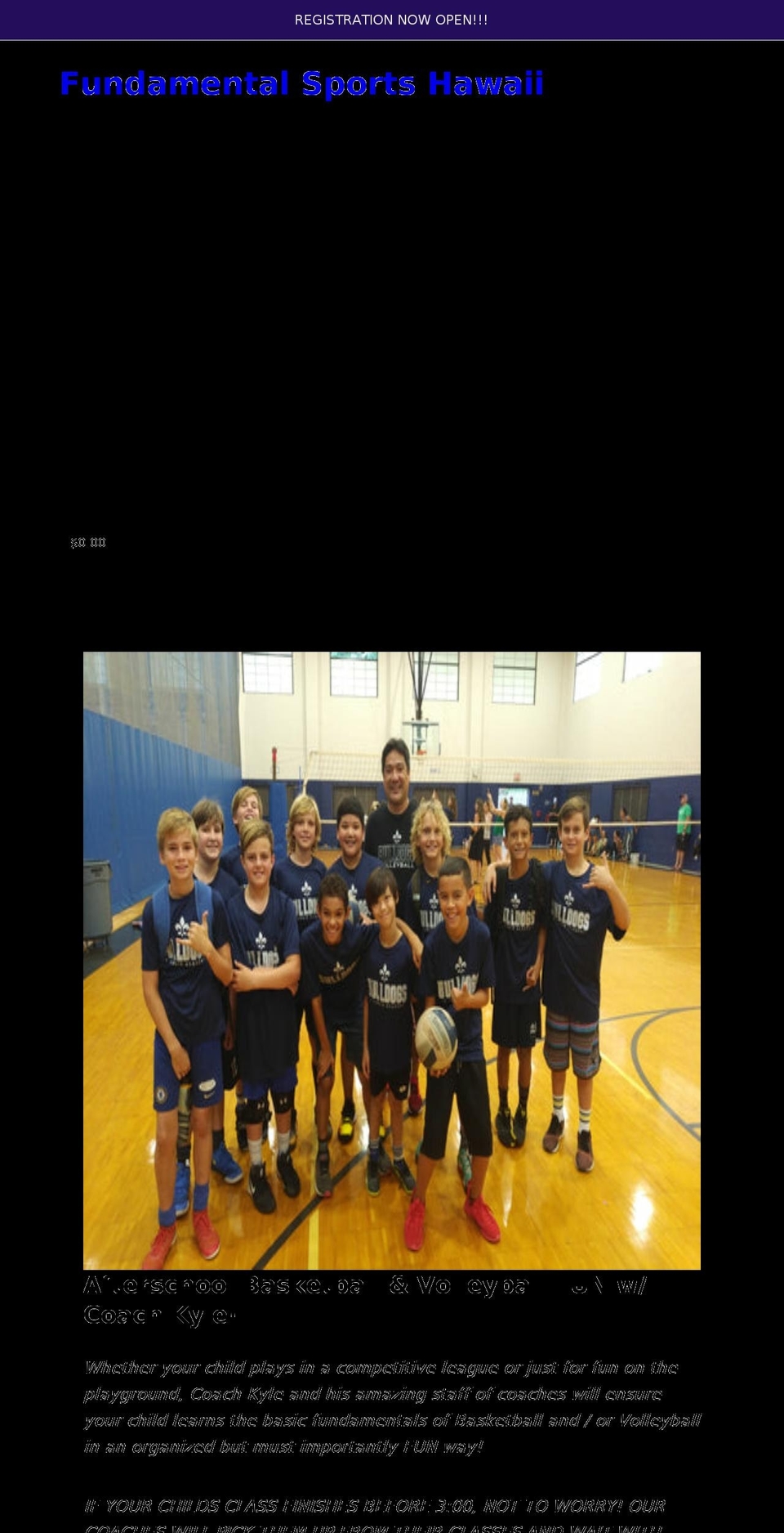 fundamentalshawaii.com shopify website screenshot