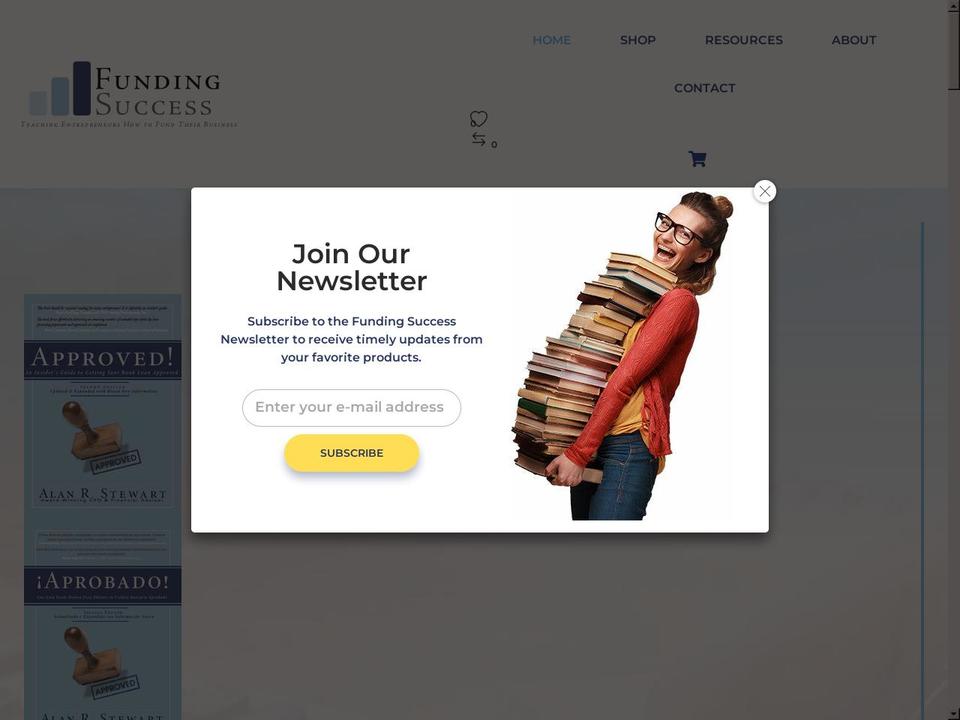 fundingsuccess.com shopify website screenshot
