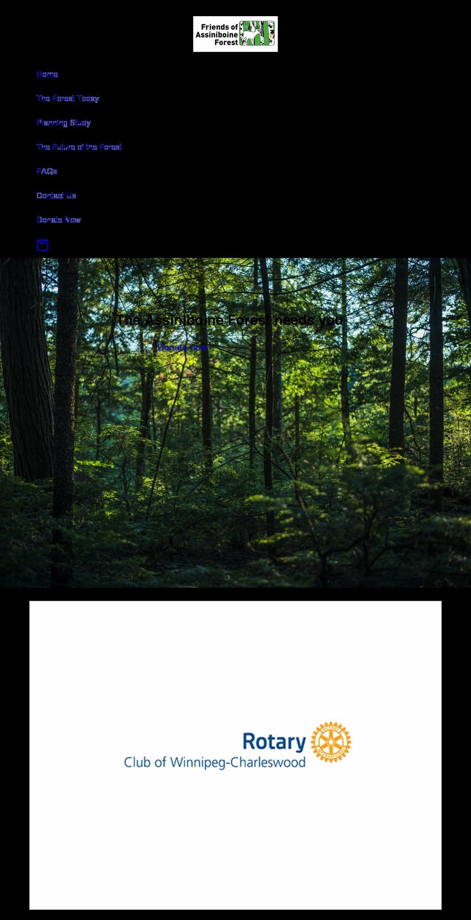 fundourforest.org shopify website screenshot