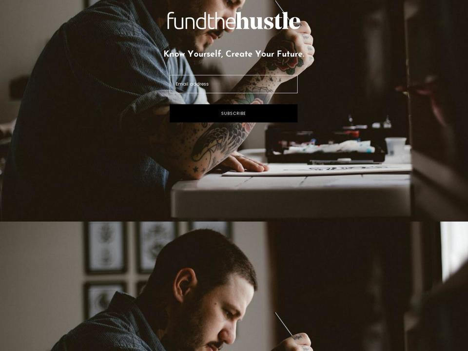 fundthehustle.com — Shopify storefront screenshot