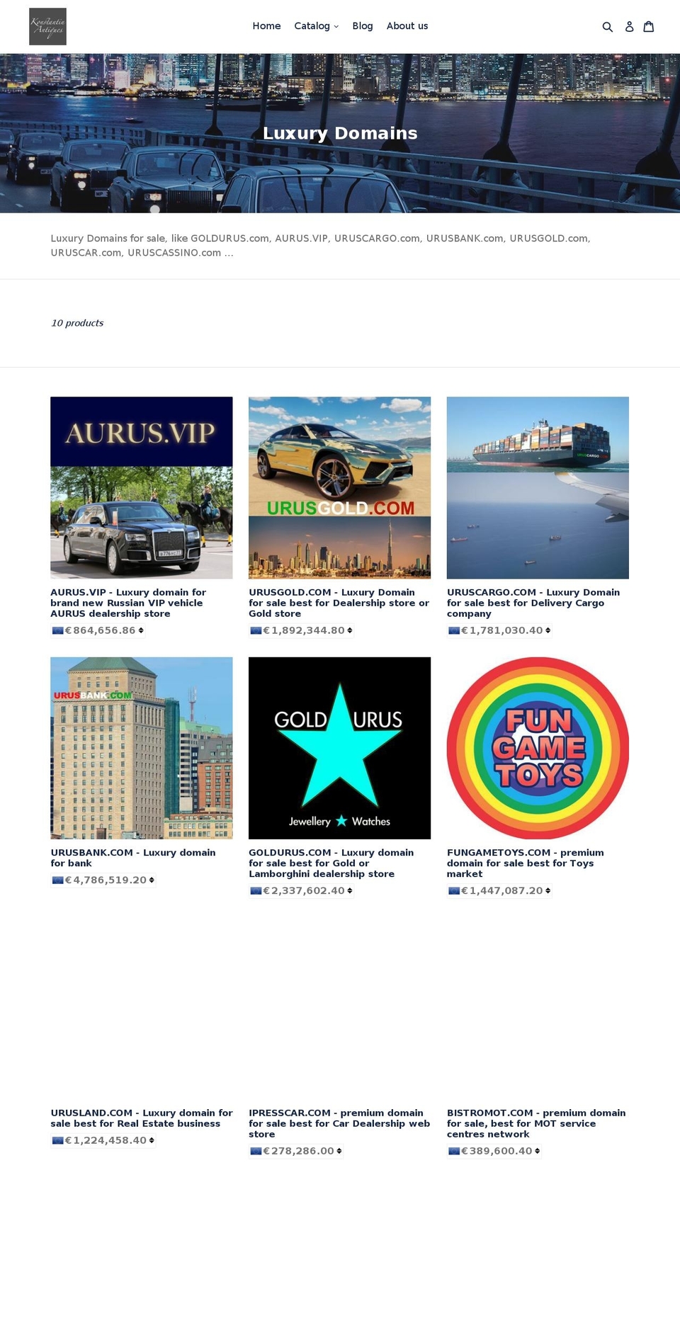 fungametoys.com — Shopify storefront screenshot