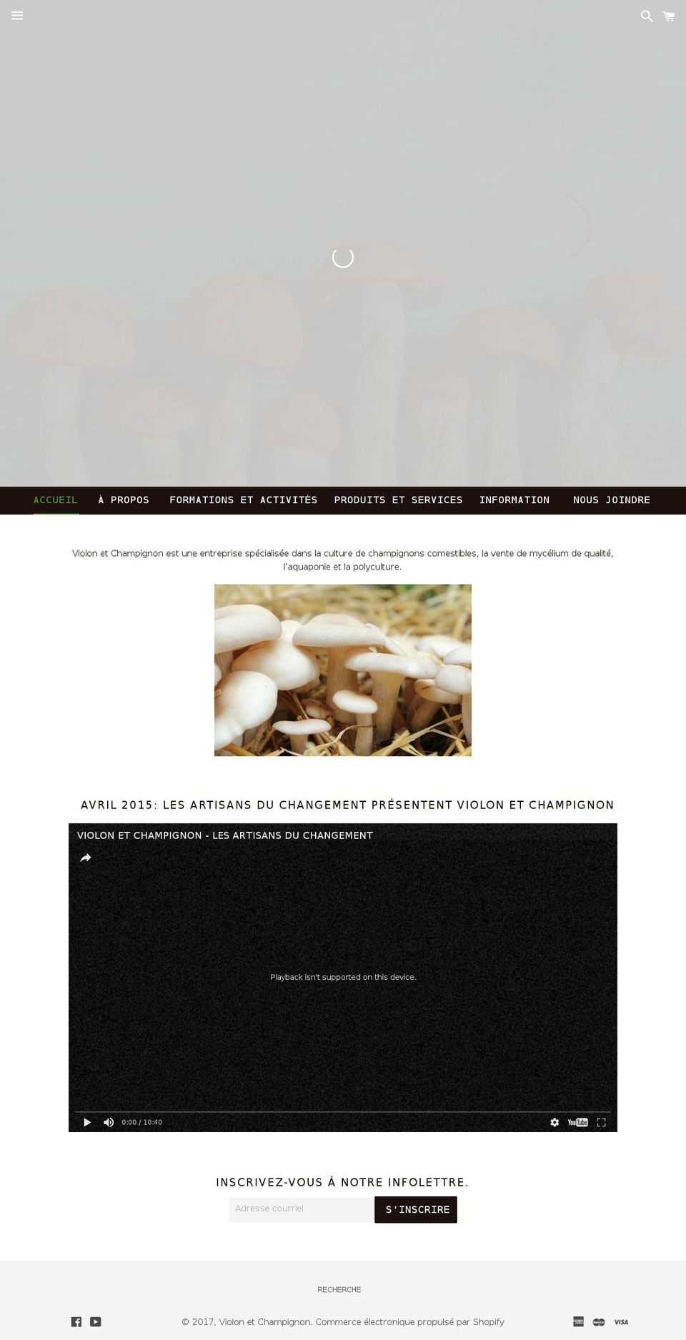 fungipot.com shopify website screenshot