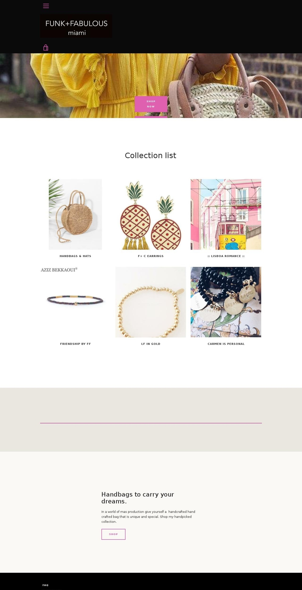funkandfabulous.com — Shopify storefront screenshot