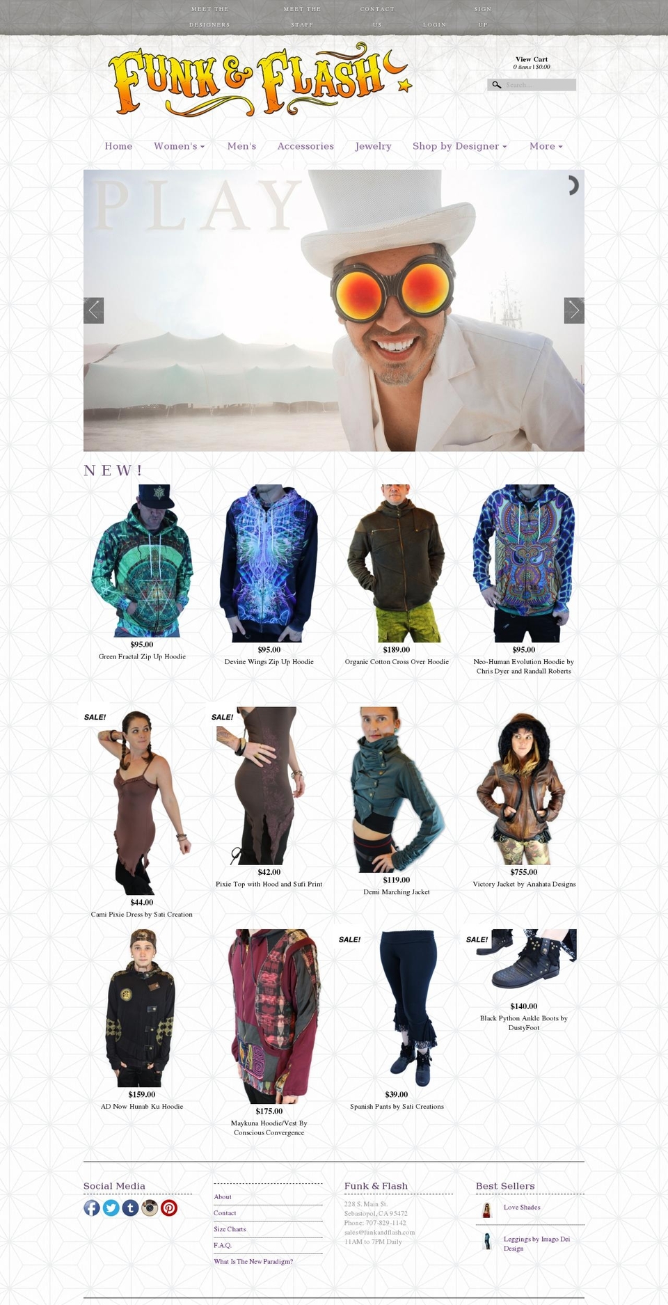 funkandflash.com shopify website screenshot