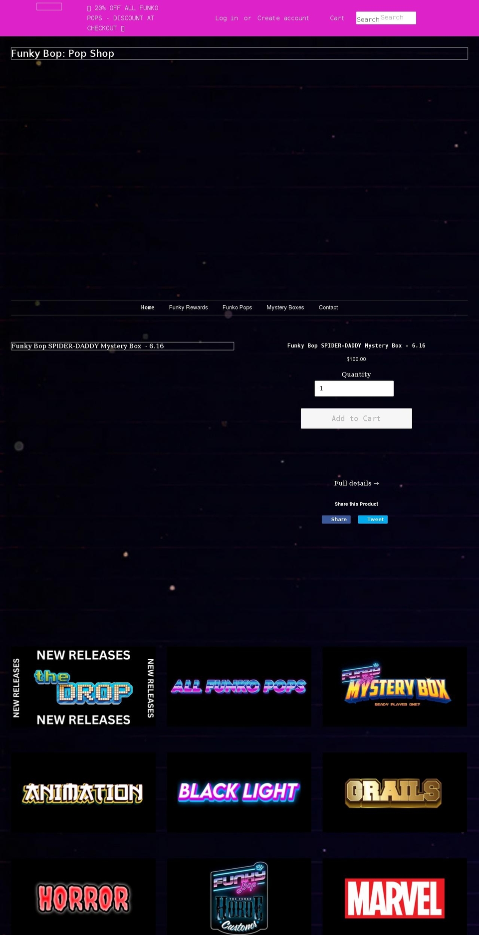 funkybop.com shopify website screenshot