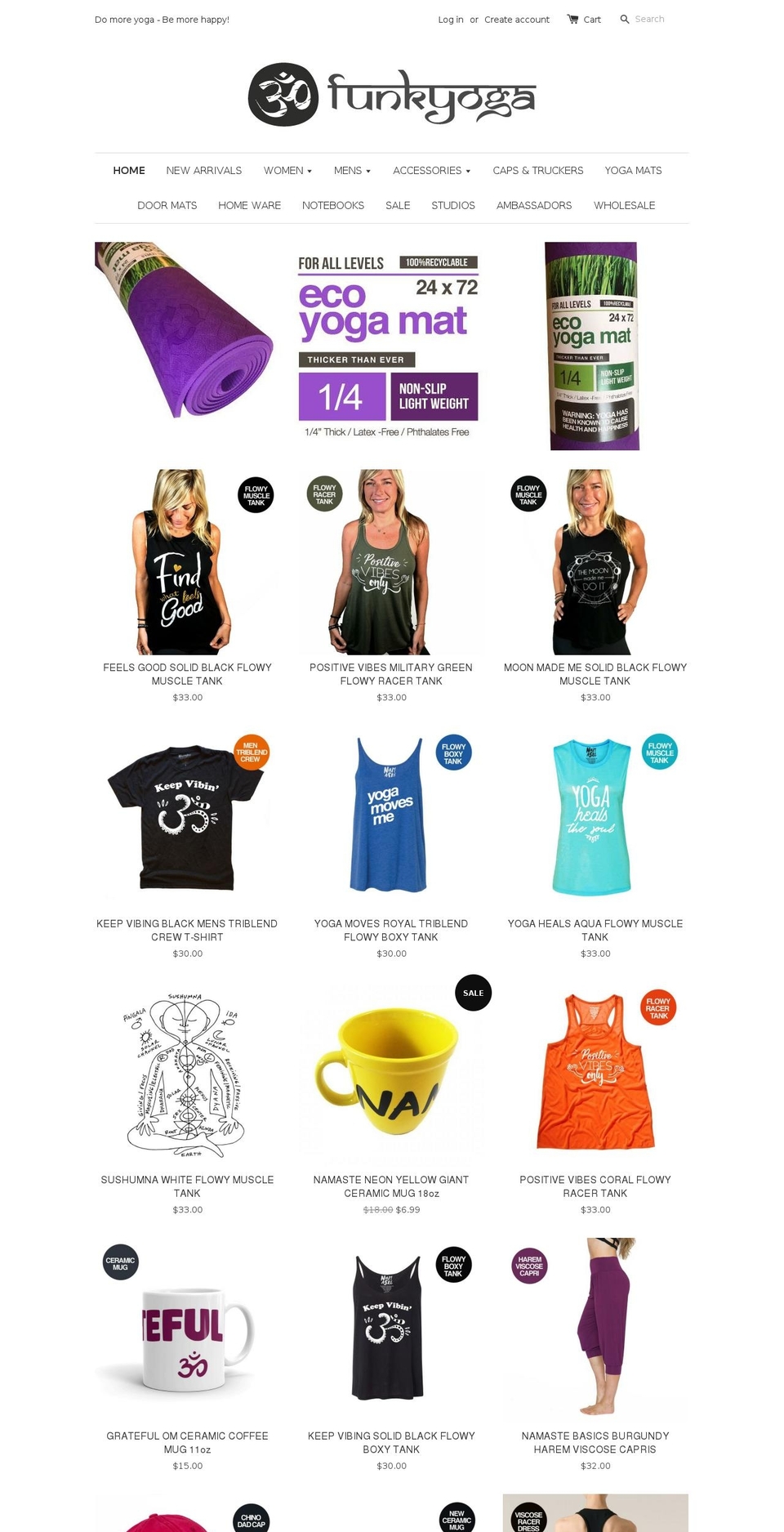 Copy of launchpad-star Shopify theme site example funkyyoga.us