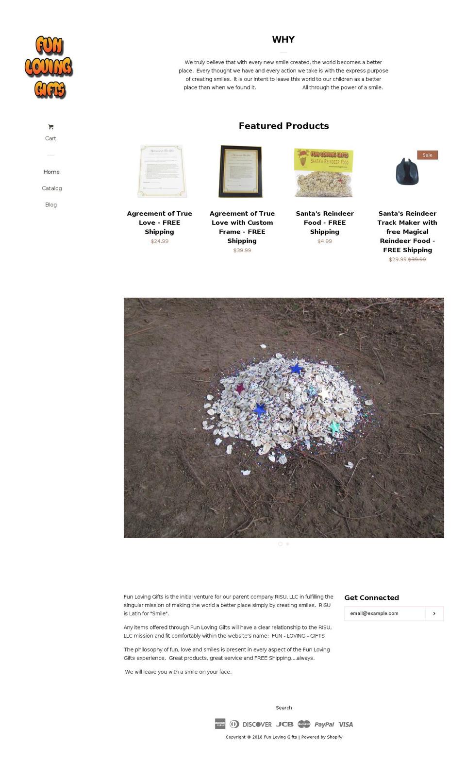funlovinggifts.com — Shopify storefront screenshot