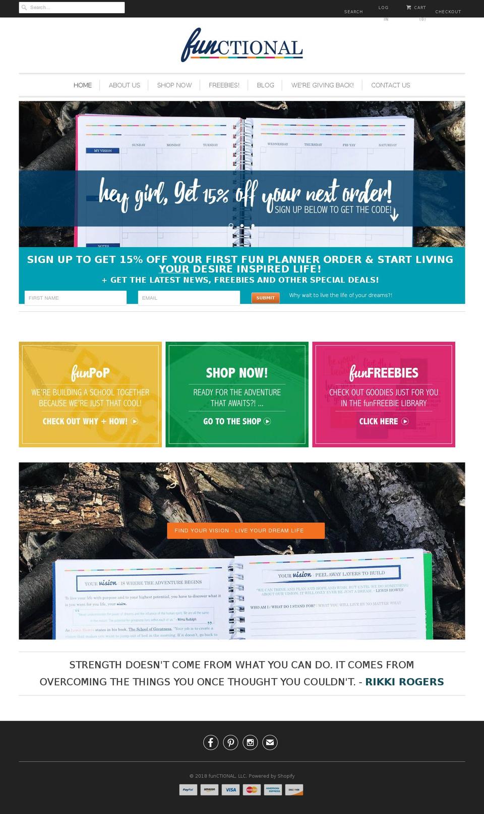 funmeetsfunction.com shopify website screenshot